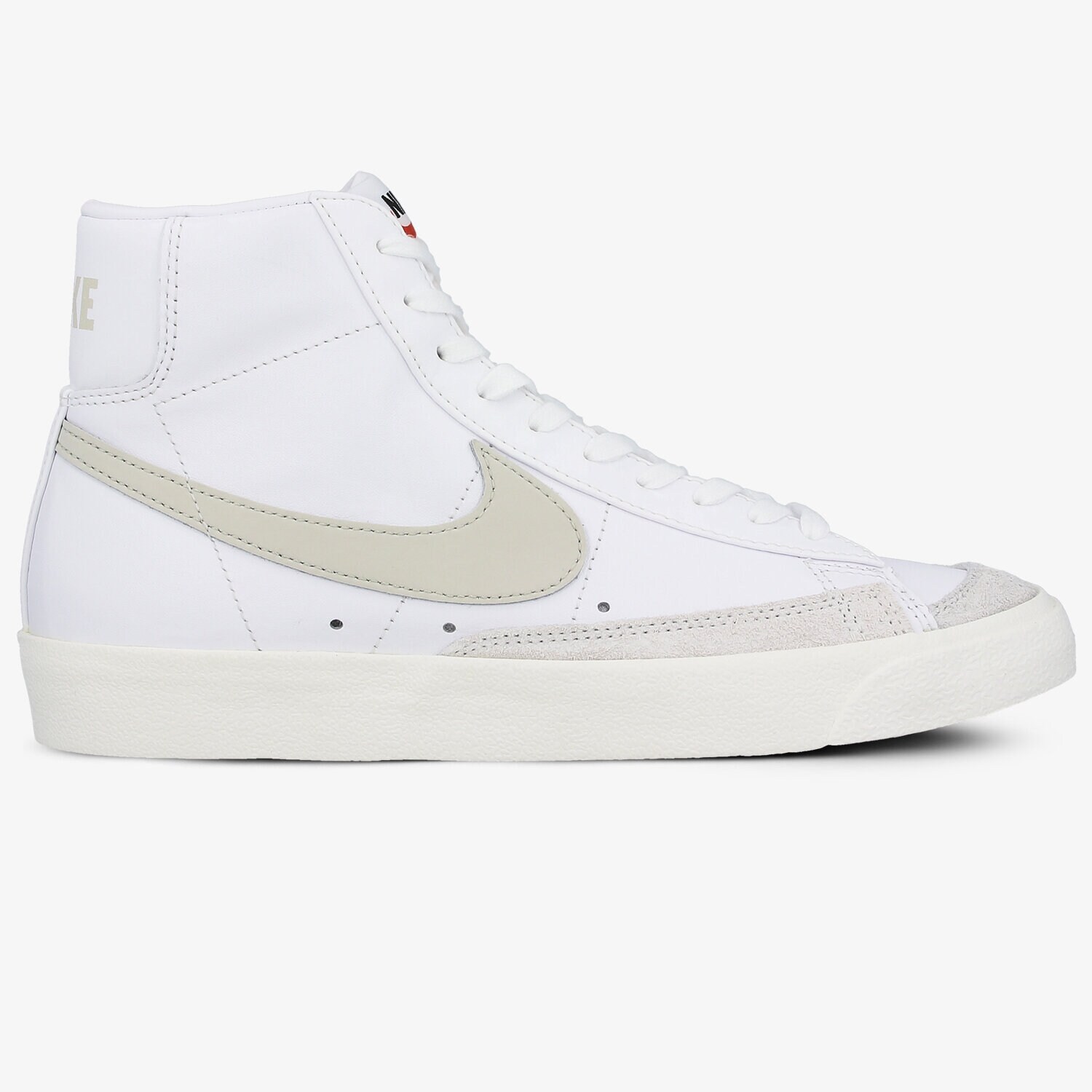 Buty sneakersy męskie NIKE BLAZER MID '77 VINTAGE BQ6806-106 BIAŁY