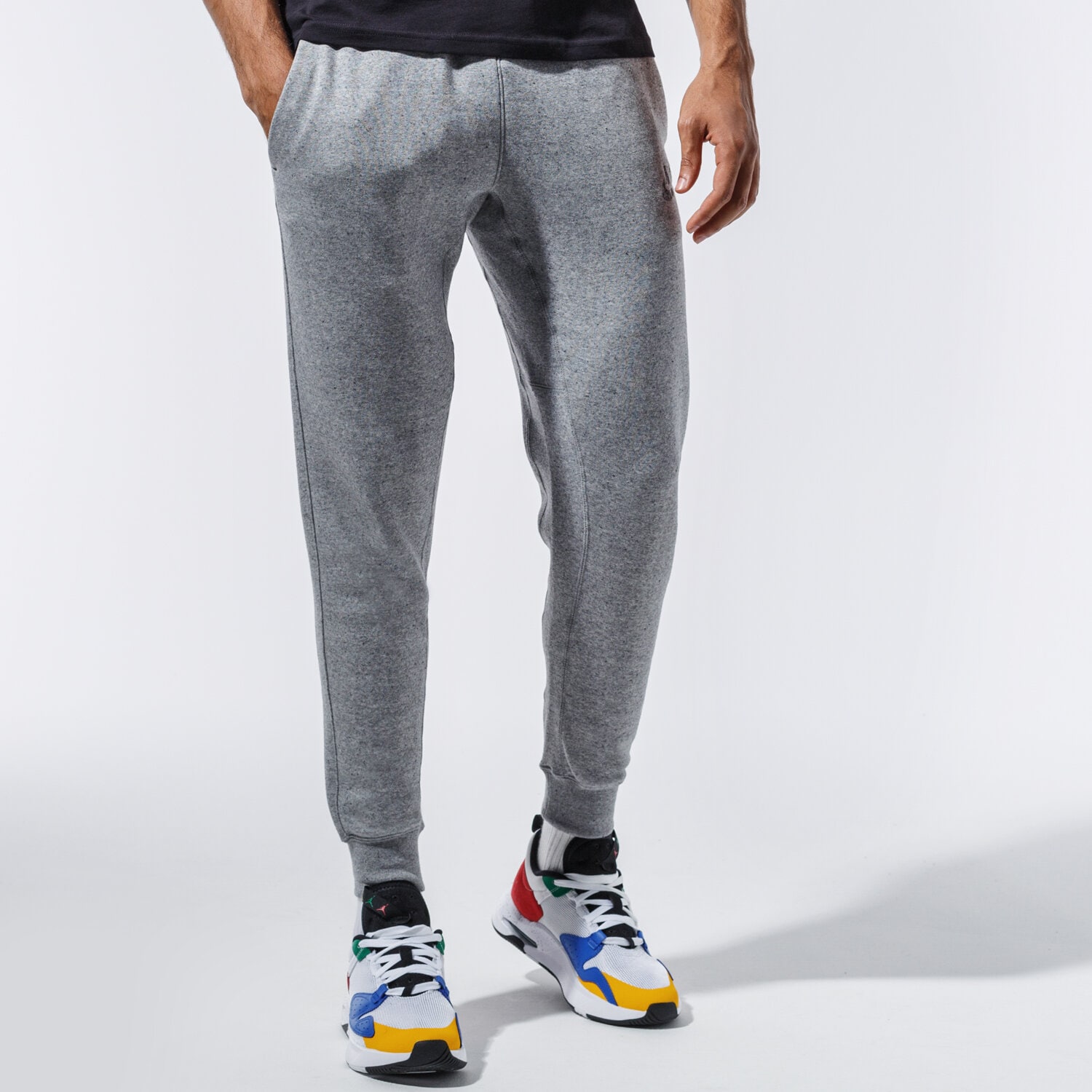 Spodnie sportowe męskie NIKE SPODNIE SPORTSWEAR CU4379-902 SZARY