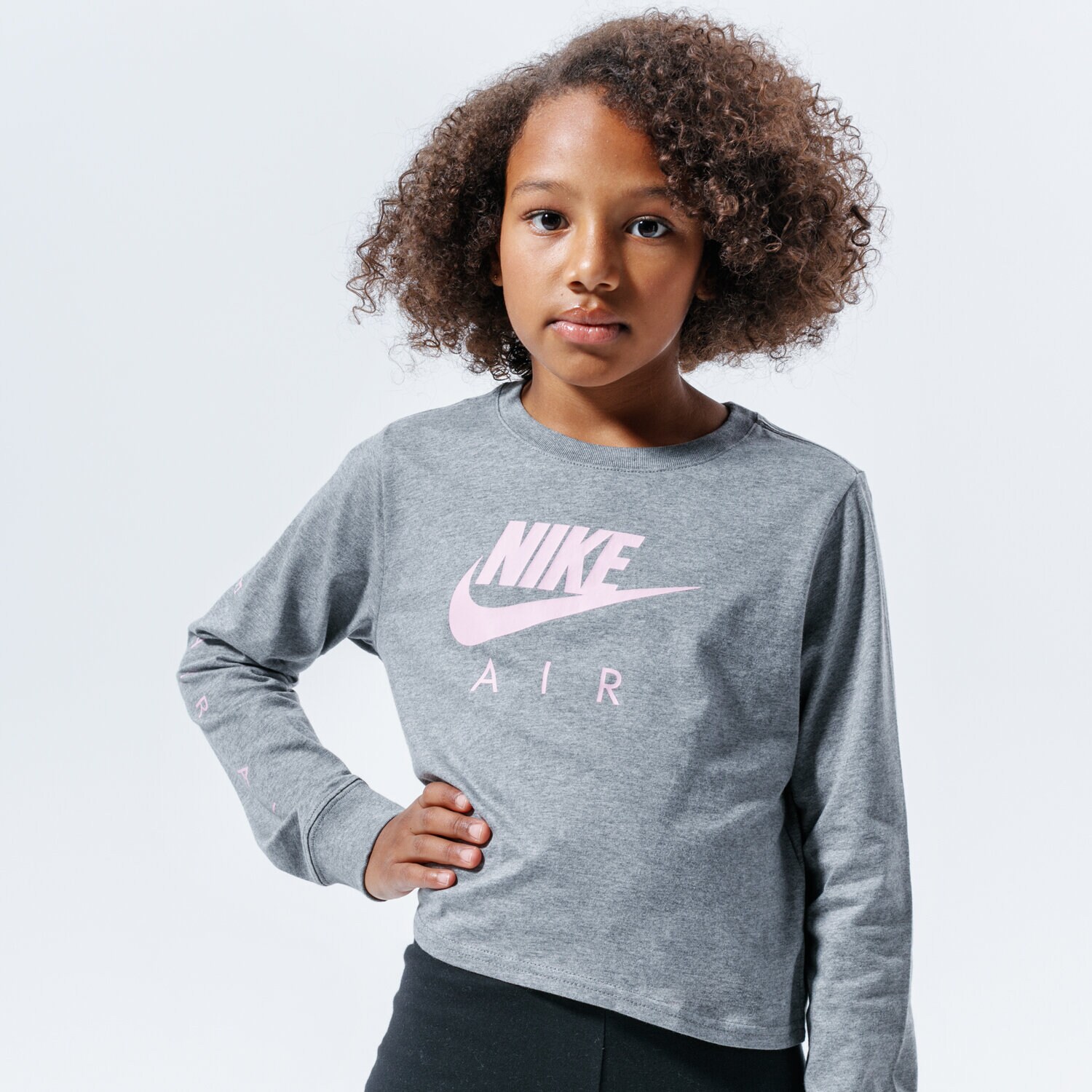 Koszulka, t-shirt dla dzieci NIKE T-SHIRT SPORTSWEAR CV2186-091 SZARY
