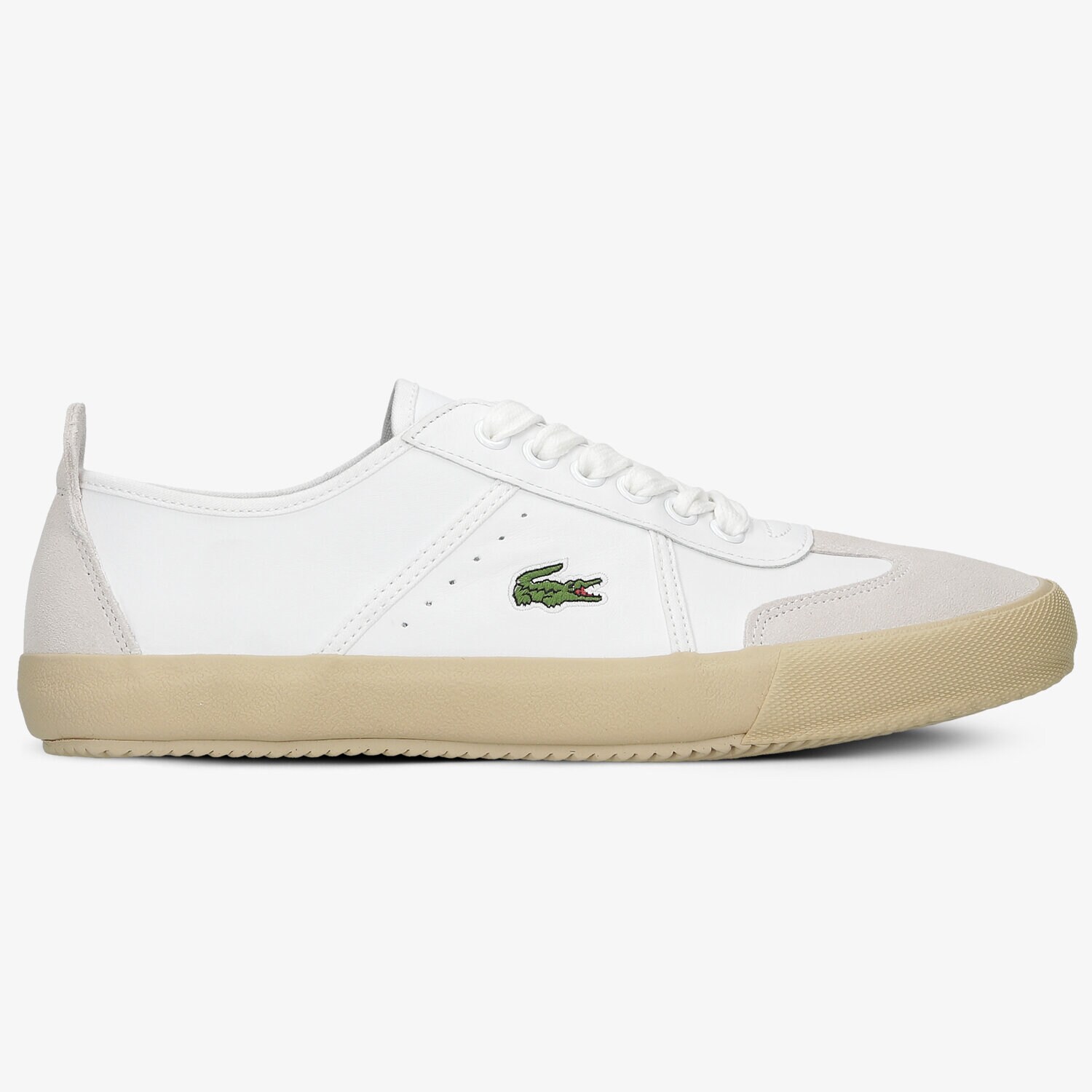 Buty sneakersy męskie LACOSTE CONTEST 0120 4 740CMA003365T BIAŁY