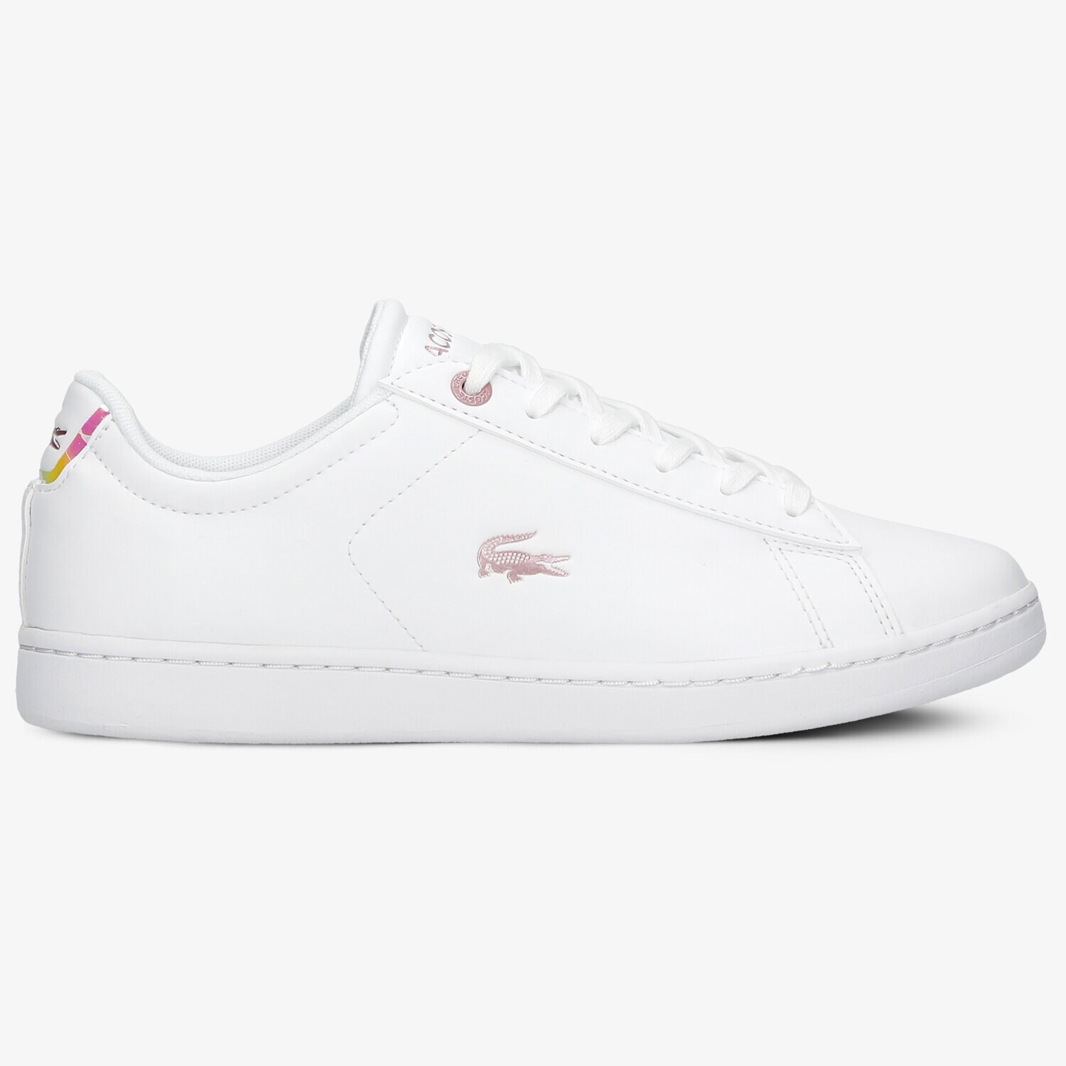 Buty sneakersy dla dzieci LACOSTE CARNABY EVO 0921 1 SUJ 741SUJ00021Y9 BIAŁY