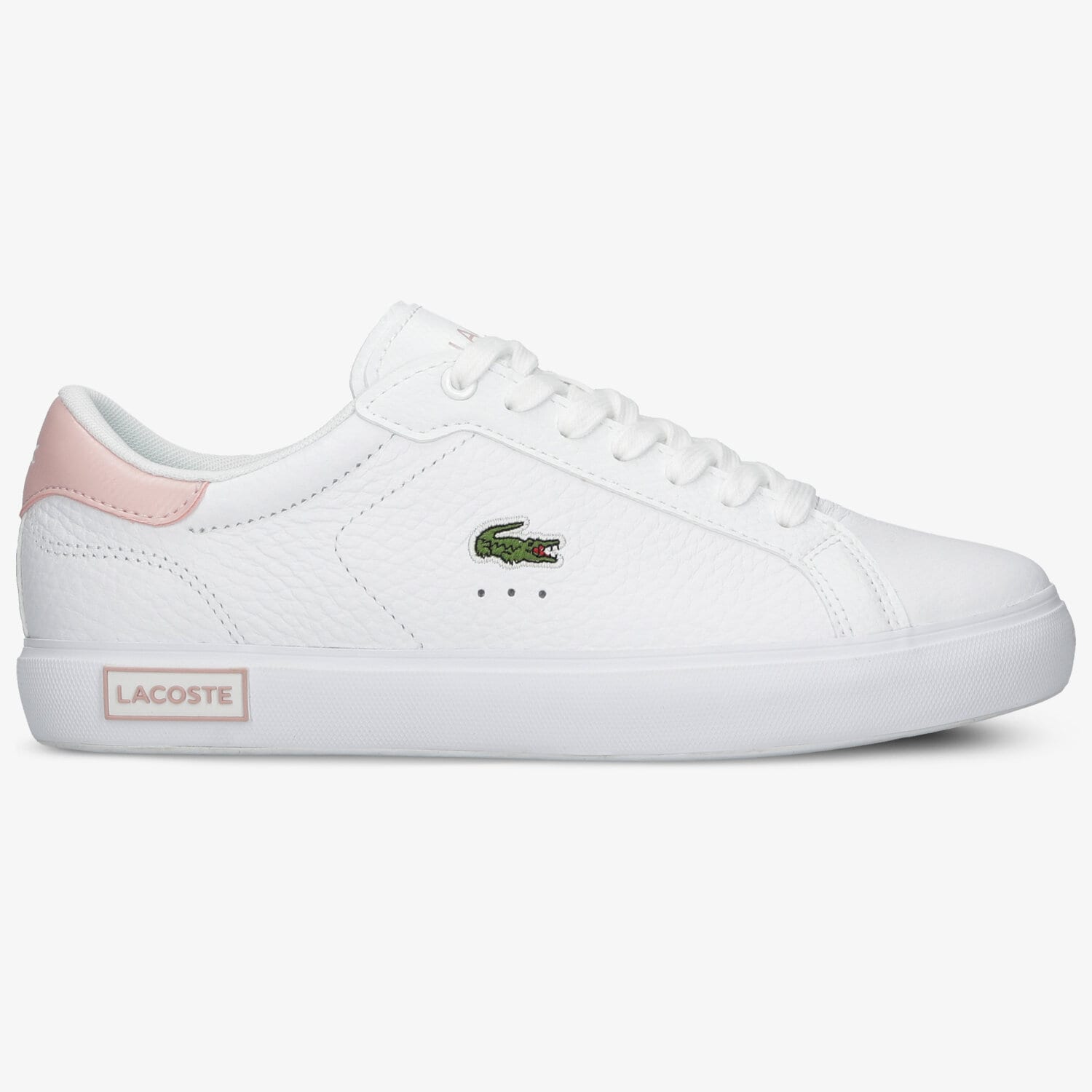 Buty sneakersy damskie LACOSTE POWERCOURT 0721 2 SFA 741SFA00481Y9 BIAŁY