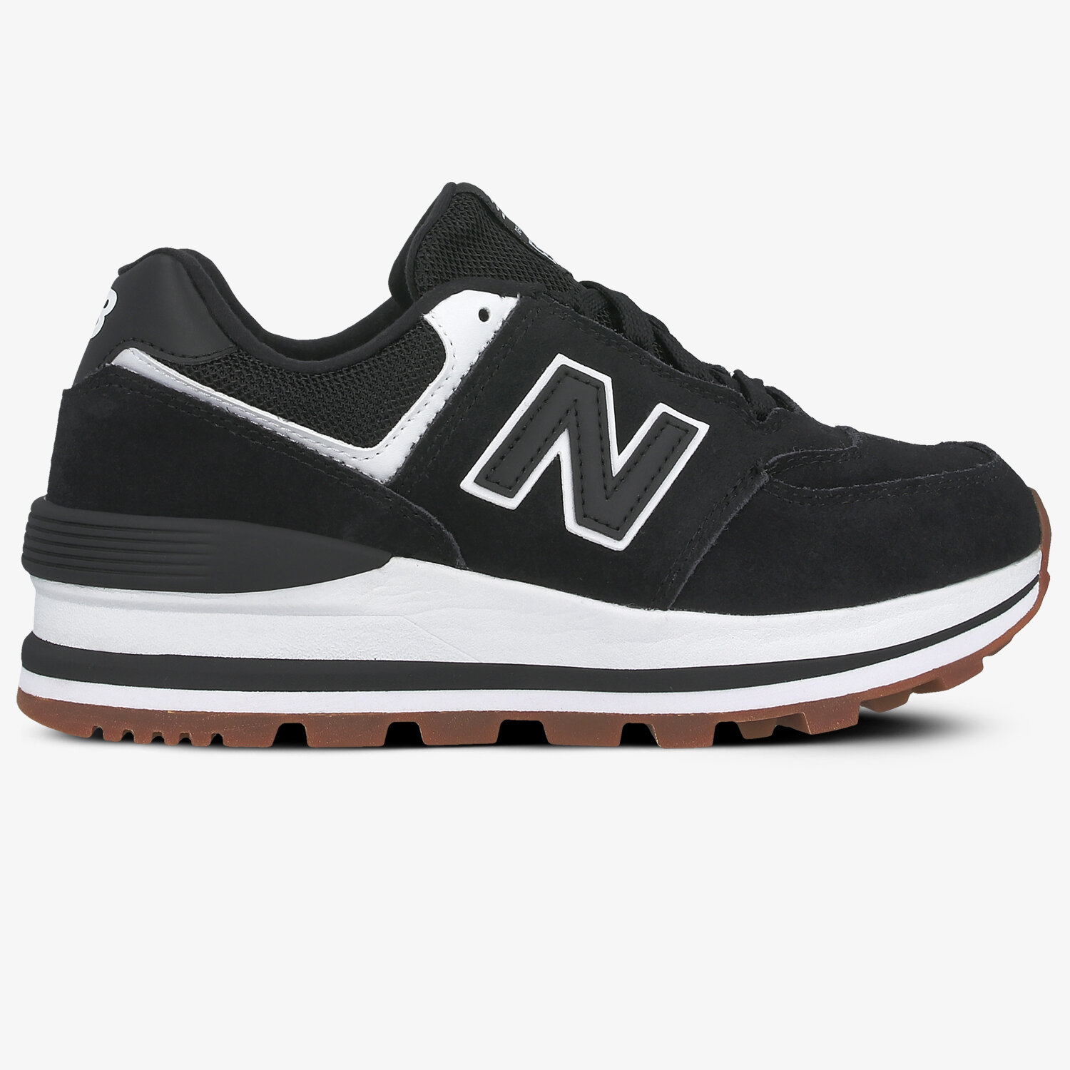 Buty sneakersy damskie NEW BALANCE WL574CAF WL574CAF CZARNY
