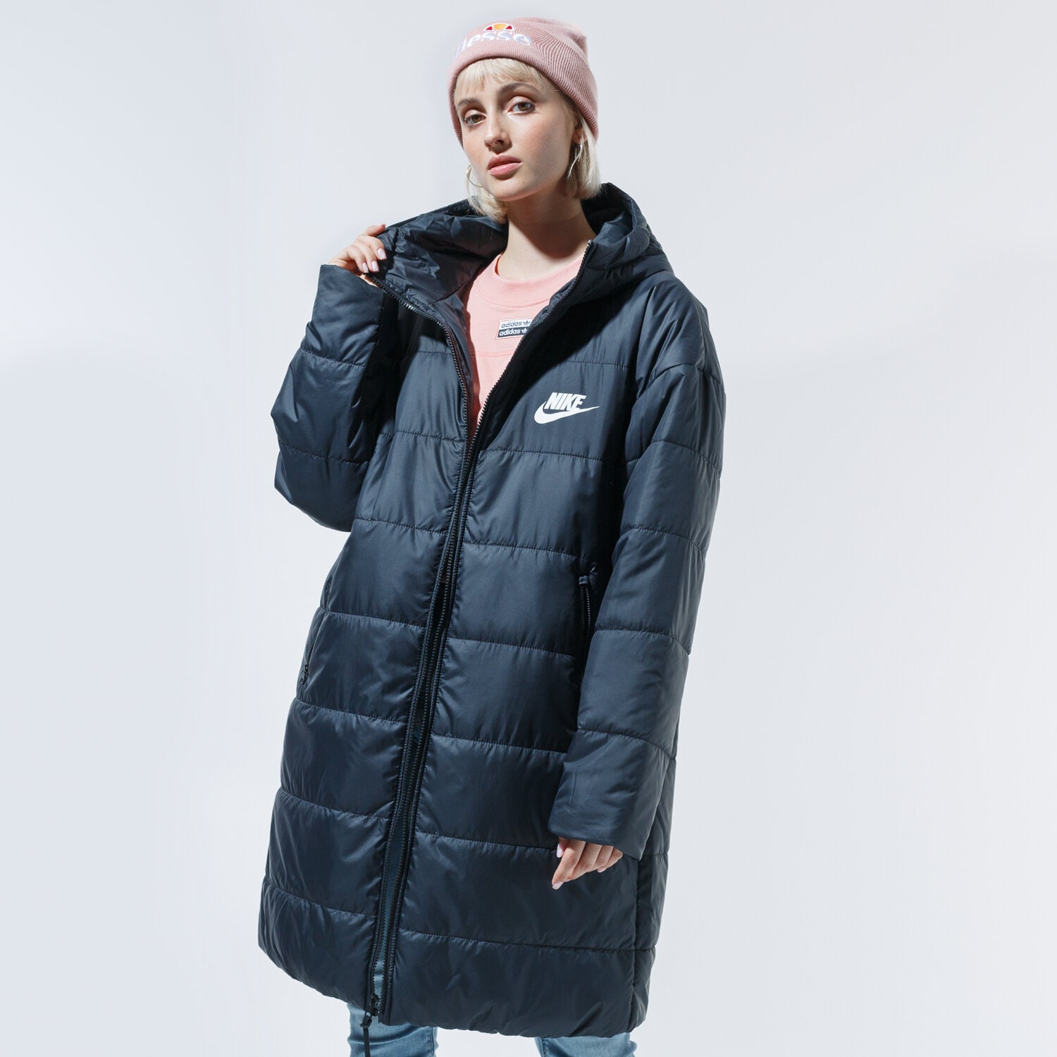 Kurtka zimowa damska NIKE KURTKA ZIMOWA W NSW CORE SYN PARKA CZ1463-010 CZARNY