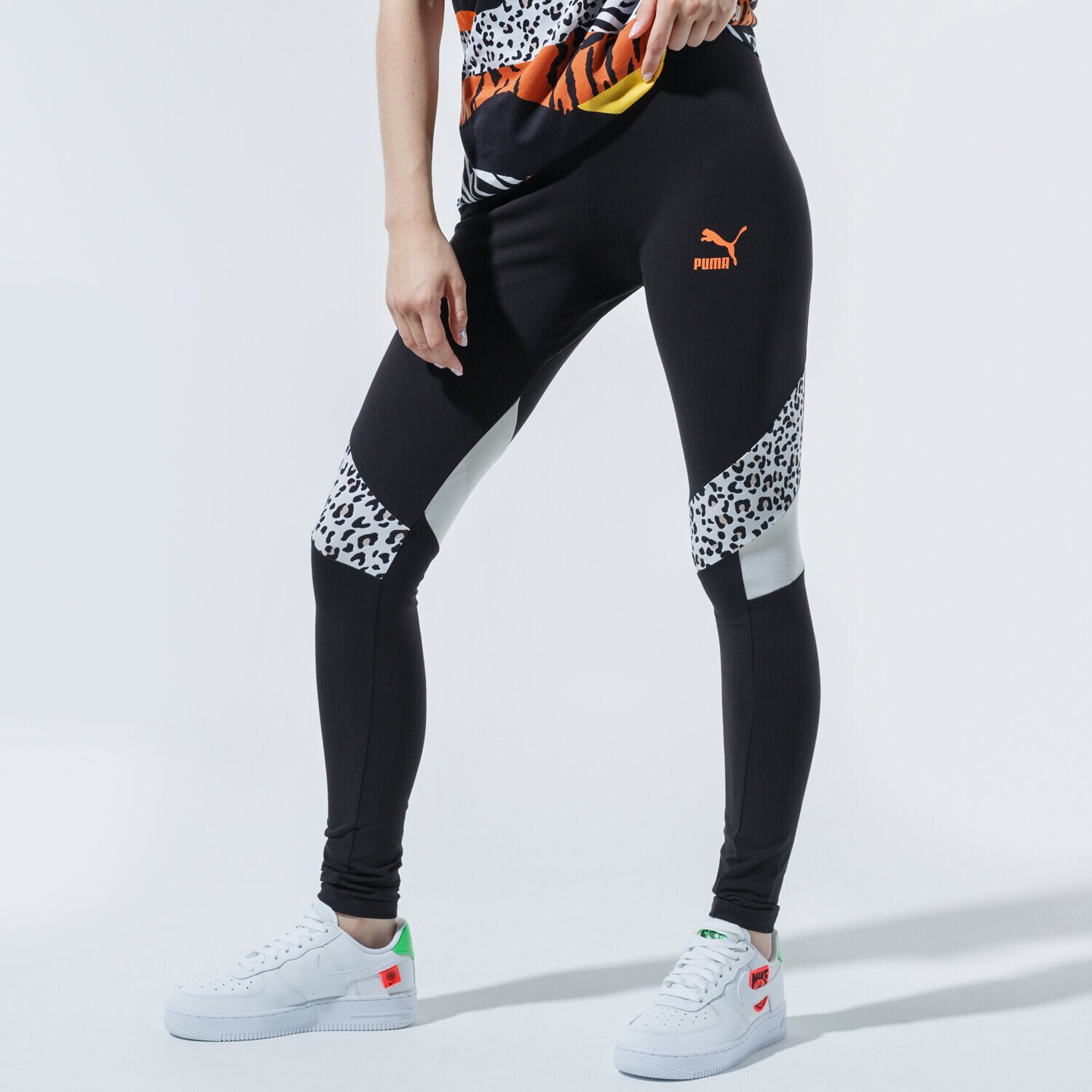 Spodnie sportowe damskie PUMA LEGGINGS TFS HR LEGGING 59775361 CZARNY