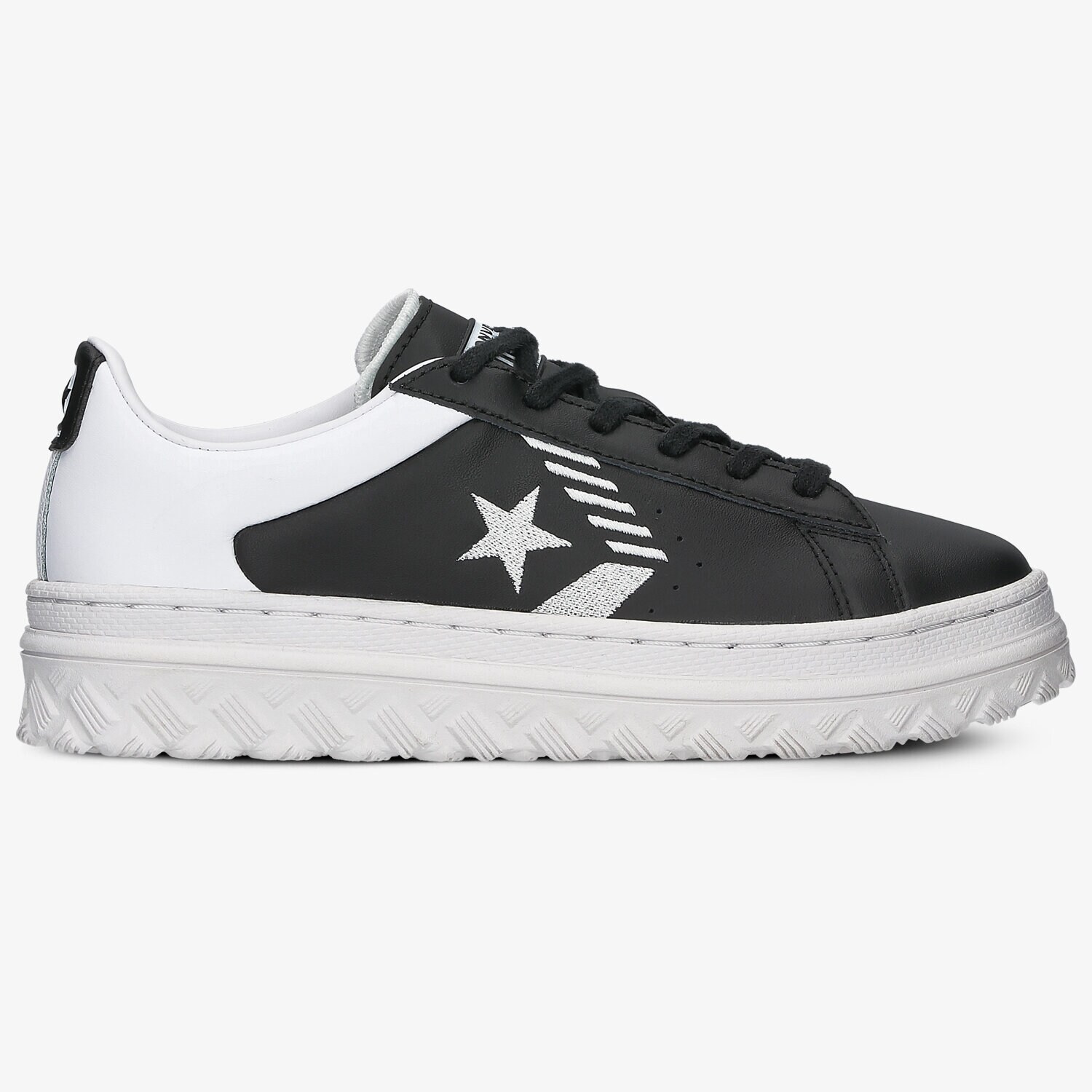Damskie trampki, tenisówki CONVERSE PRO LEATHER HACKED 168760C CZARNY