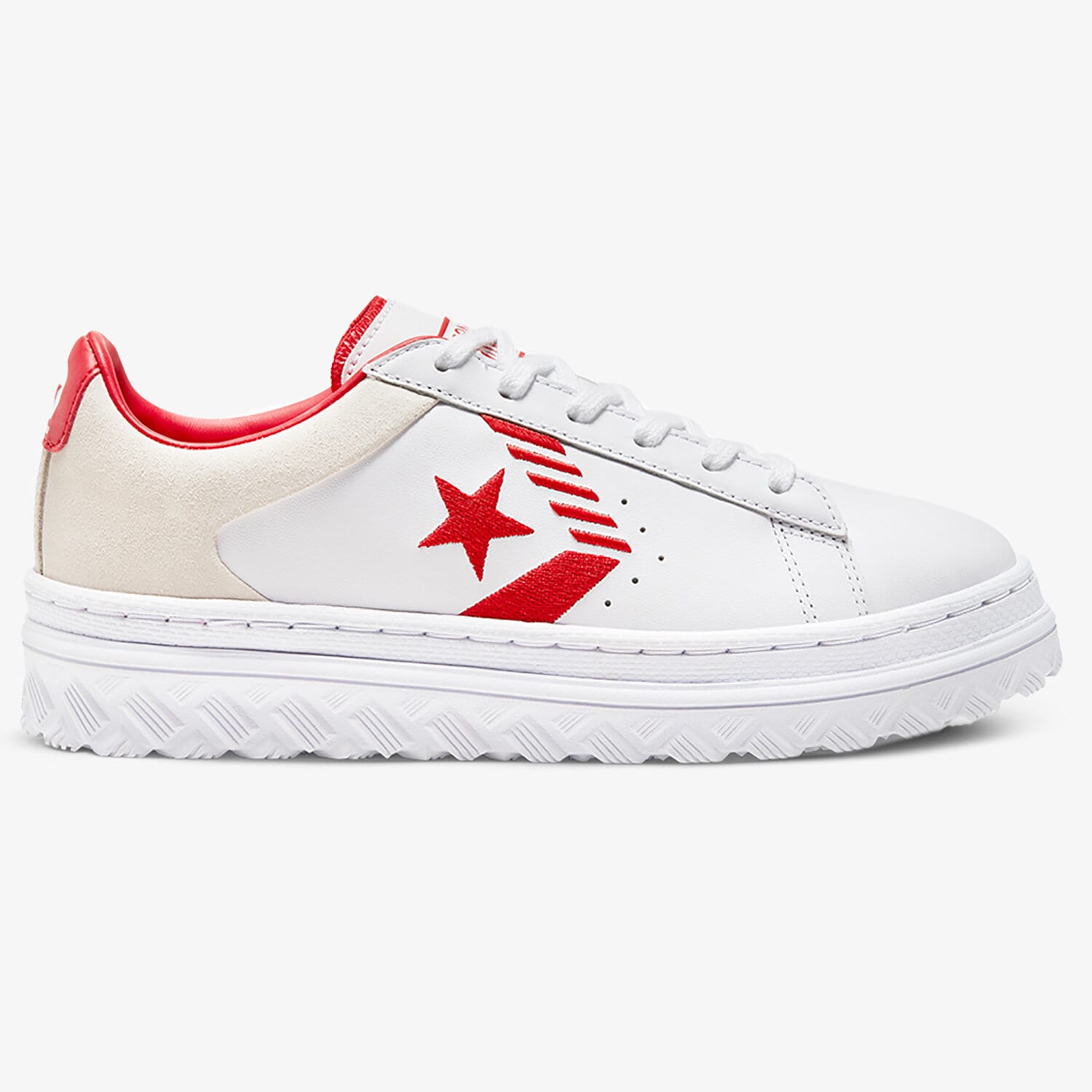 Damskie trampki, tenisówki CONVERSE PRO LEATHER HACKED 168691C BEŻOWY