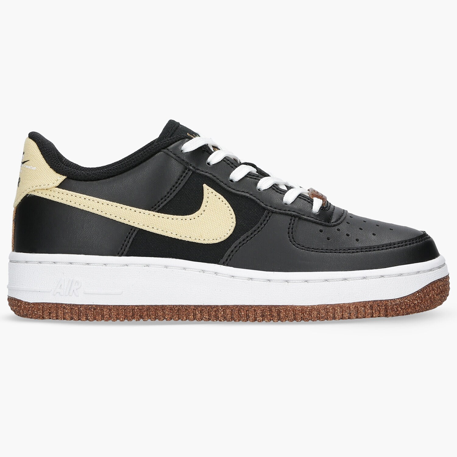 Buty sneakersy dla dzieci NIKE AIR FORCE 1 LV8 DA3093-001 CZARNY