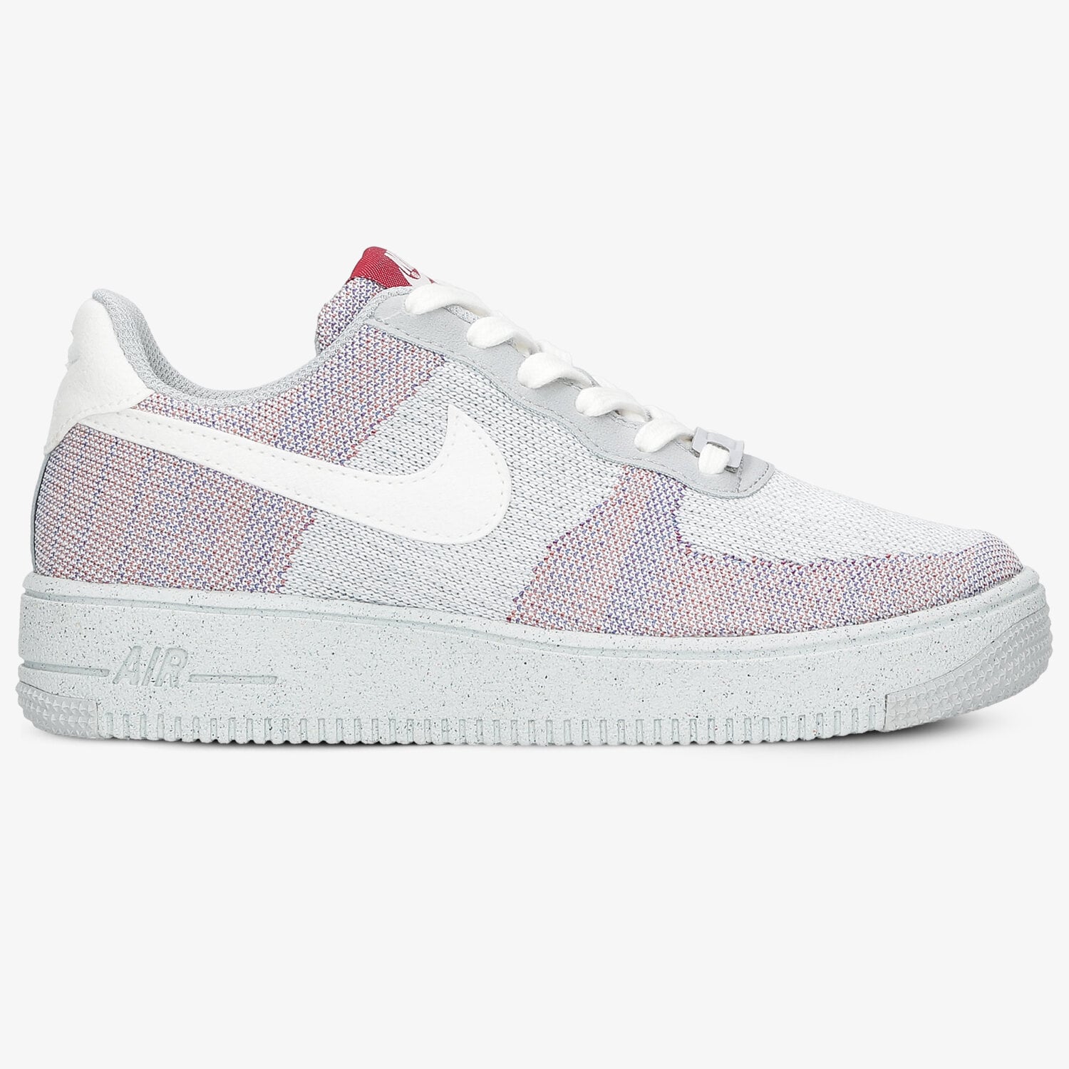 Buty sneakersy dla dzieci NIKE AIR FORCE 1 CRATER FLYKNIT DH3375-002 SZARY