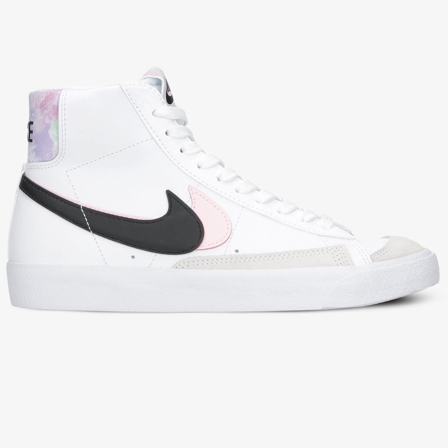 Buty sneakersy dla dzieci NIKE BLAZER MID '77 SE DD1847-101 BIAŁY