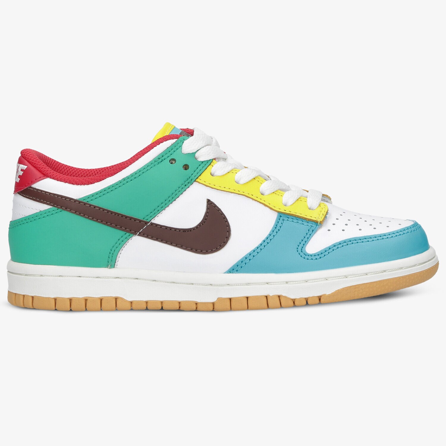 Buty sneakersy dla dzieci NIKE DUNK LOW SE CZ2496-100 MULTICOLOR