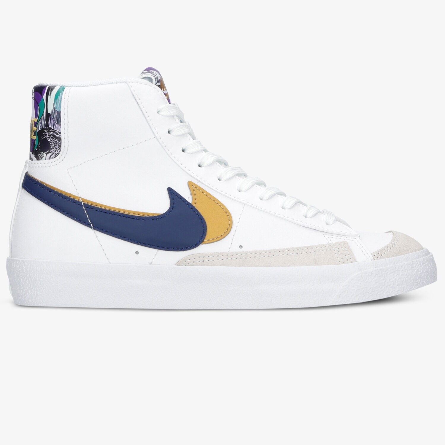 Buty sneakersy dla dzieci NIKE BLAZER MID '77 SE DD1847-102 BIAŁY