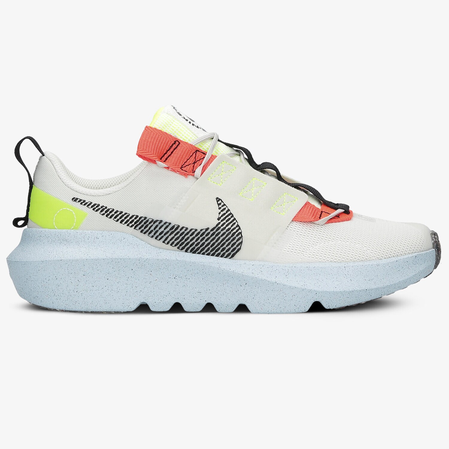 Buty sneakersy dla dzieci NIKE CRATER IMPACT (GS) DB3551-010 BEŻOWY