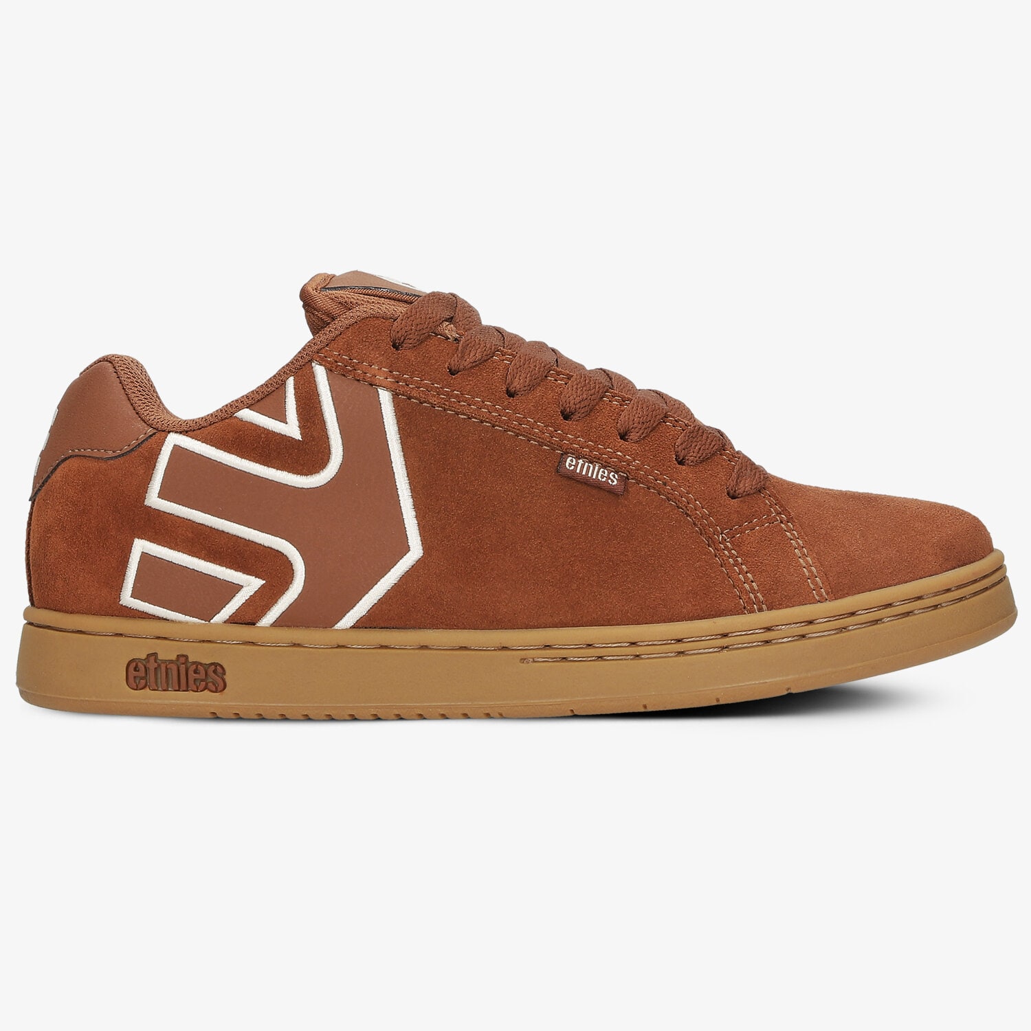 Buty sneakersy męskie ETNIES FADER 4101000203232 BRĄZOWY