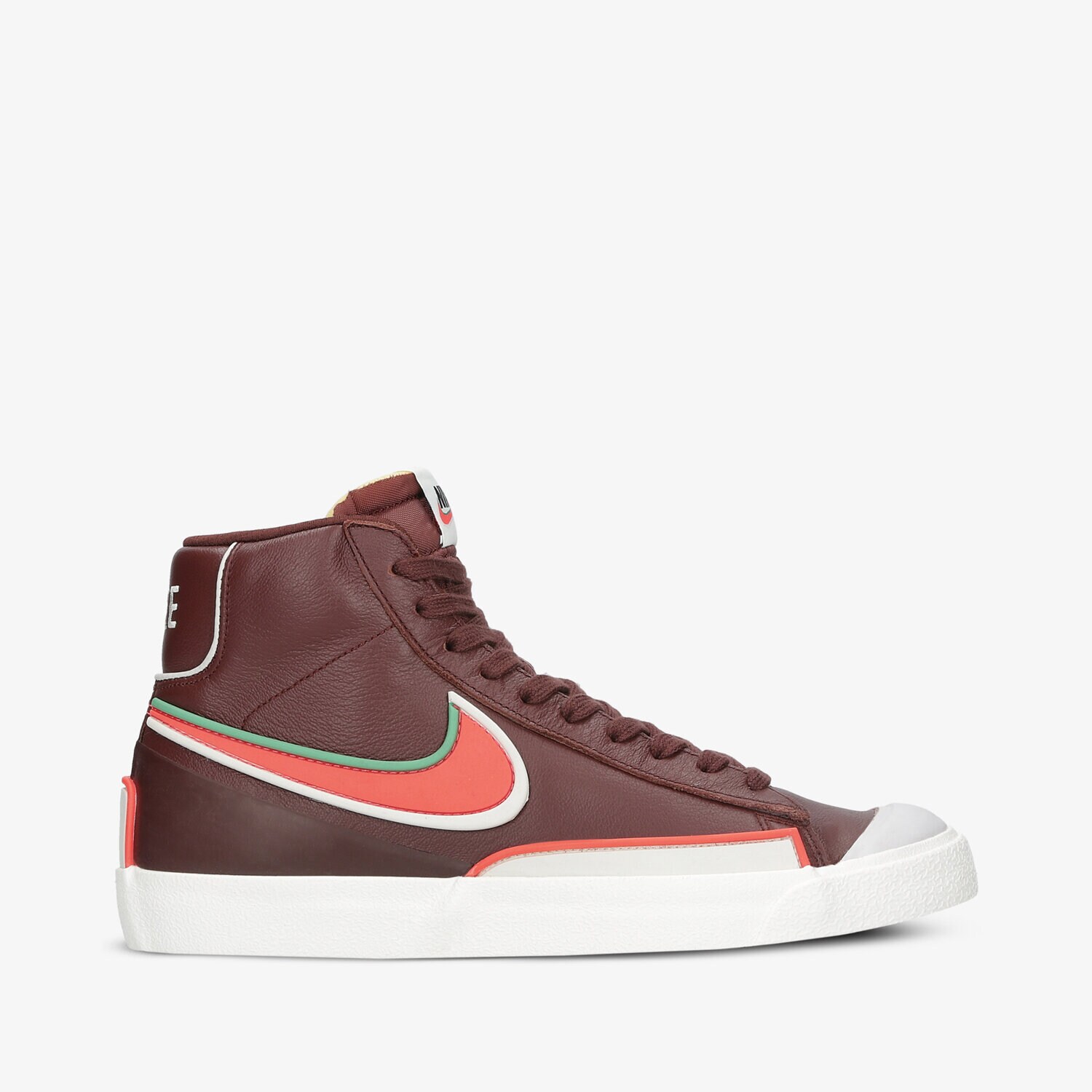 Buty sneakersy męskie NIKE BLAZER MID '77 INFINITE DA7233-200 BORDOWY
