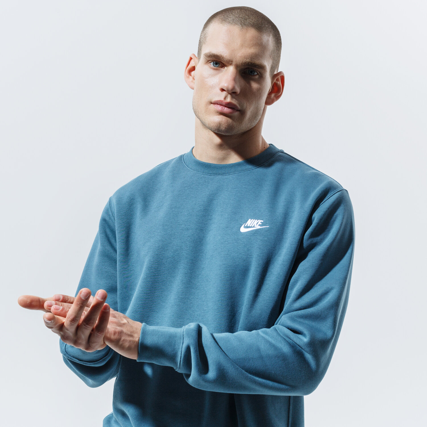 Bluza męska NIKE BLUZA SPORTSWEAR CLUB BV2662-058 NIEBIESKI