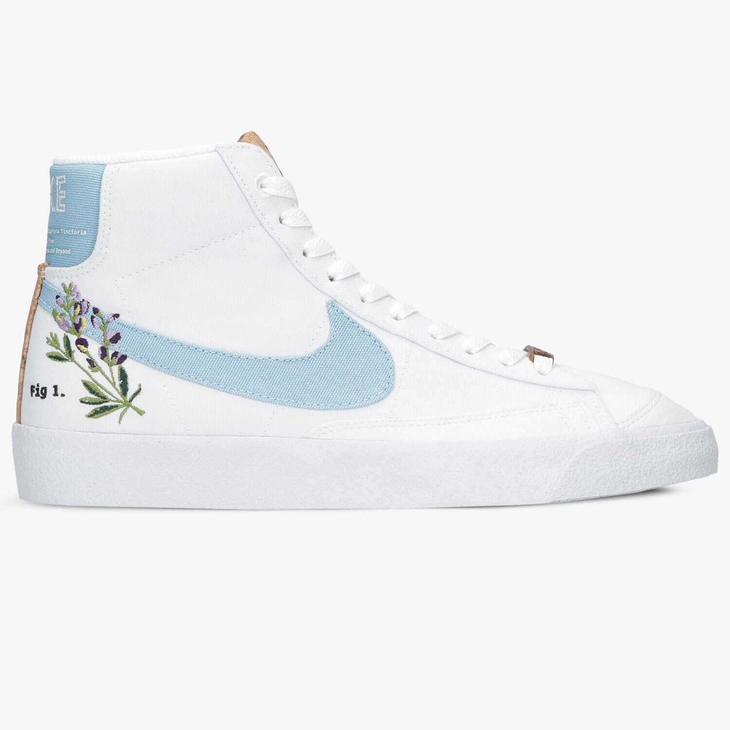 Buty sneakersy męskie NIKE BLAZER MID '77 CI1166-100 BIAŁY