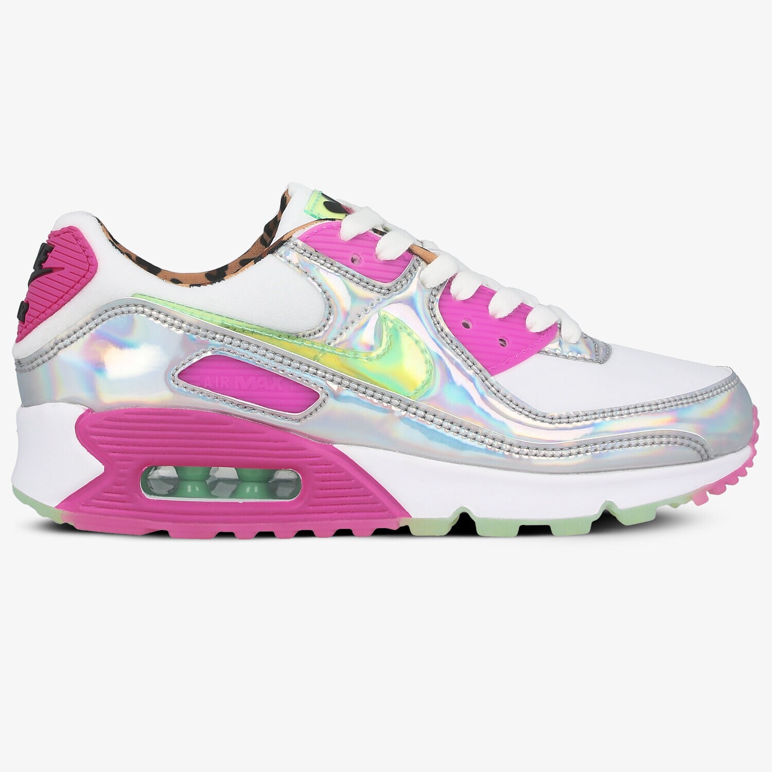 Buty sneakersy damskie NIKE W AIR MAX 90 LX CQ2559-100 MULTICOLOR