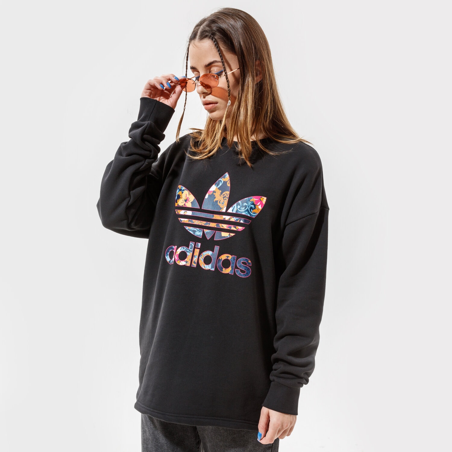 Bluza damska ADIDAS BLUZA SWEATSHIRT GN3355 CZARNY