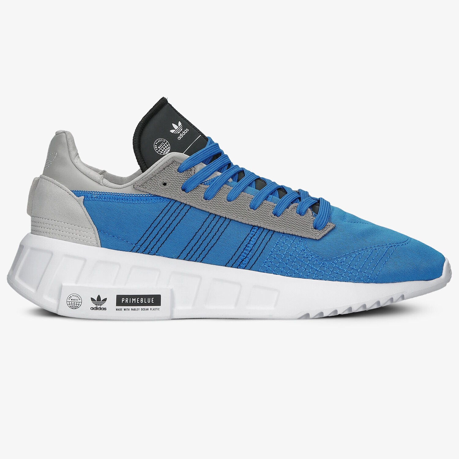 Buty sneakersy męskie ADIDAS EARTH RUNNER PRIMEBLUE FZ4690 NIEBIESKI