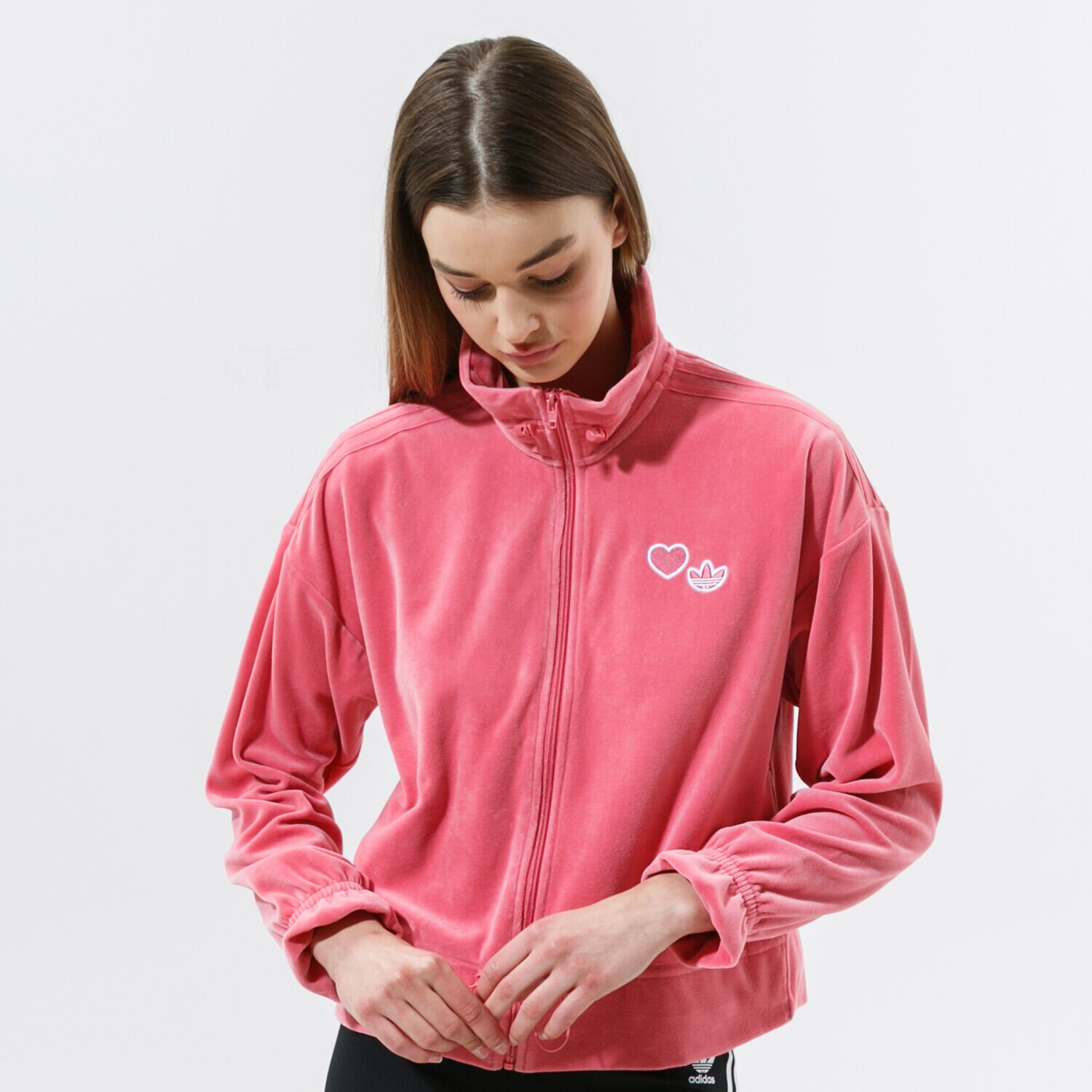 Bluza damska ADIDAS BLUZA TRACK TOP GN3061 RÓŻOWY