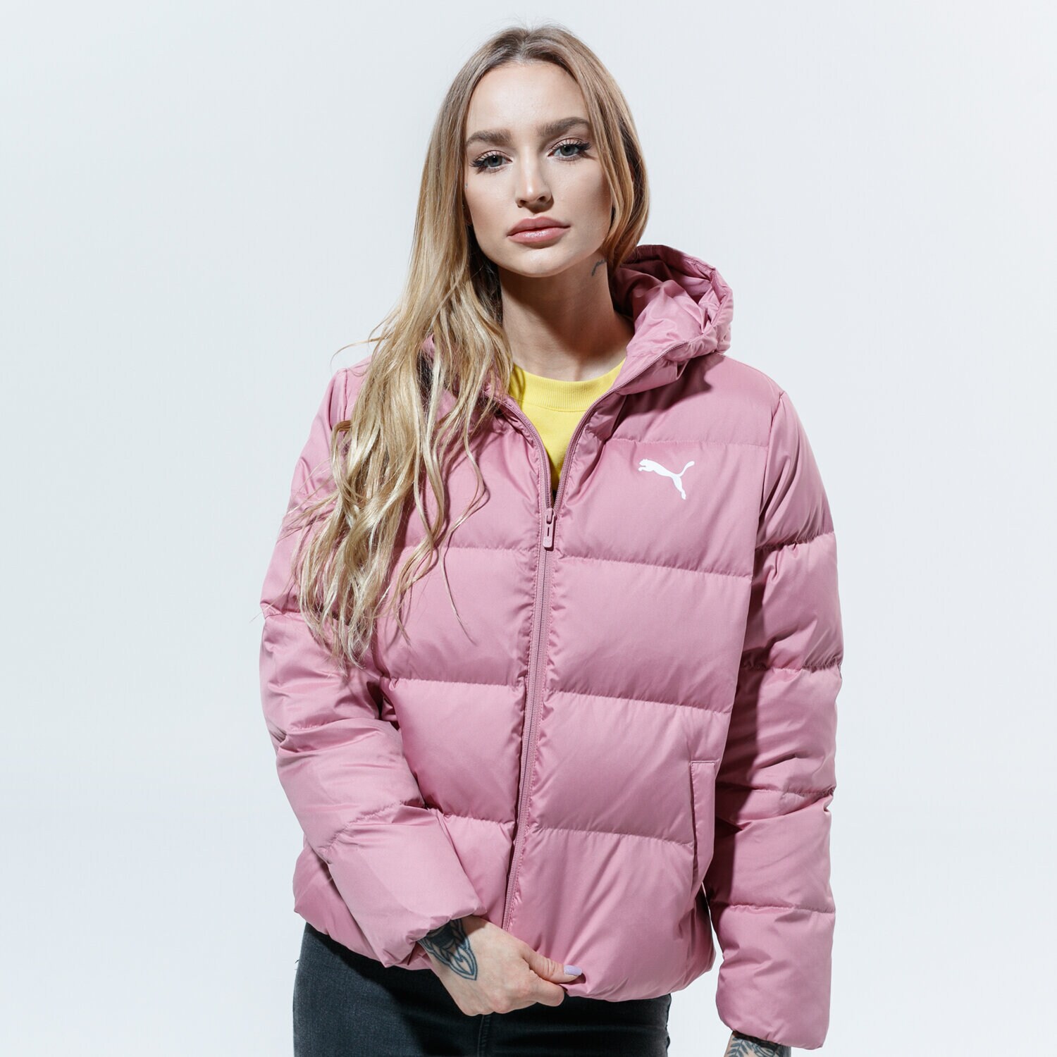 Kurtka zimowa damska PUMA KURTKA ZIMOWA ESS+ DOWN JACKET 58221816 RÓŻOWY