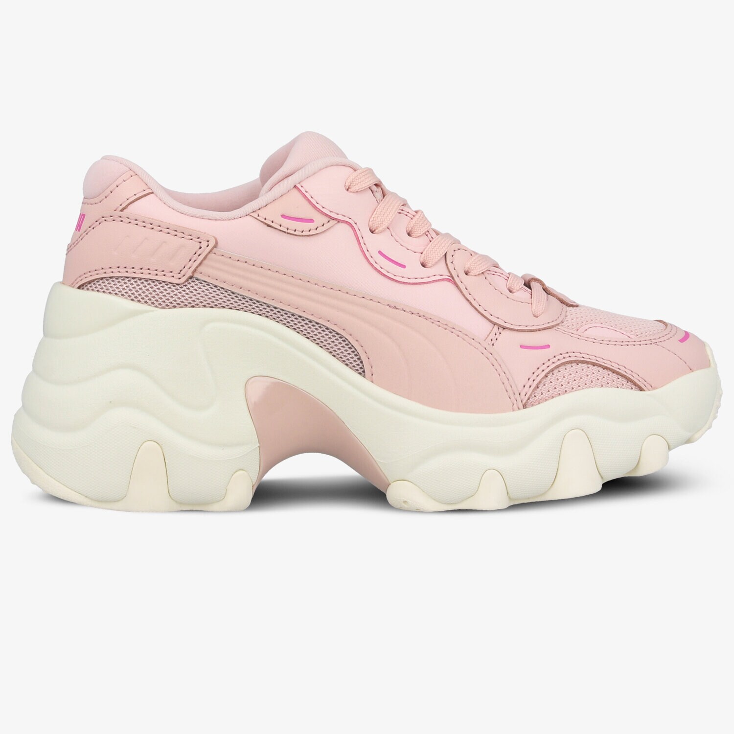 Buty sneakersy damskie PUMA PULSAR WEDGE TONAL WN'S 37482201 RÓŻOWY