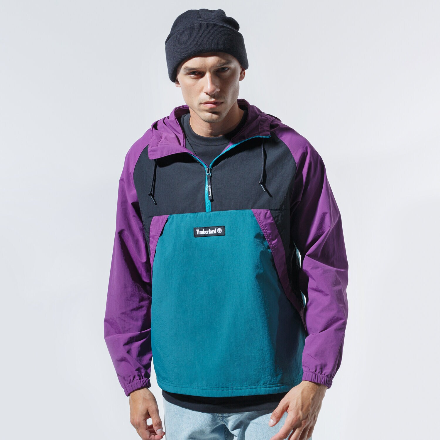 Kurtka zimowa męska TIMBERLAND KURTKA YC CORE+ WINDBREAKER PULLOVER JACKET TB0A2BUUAR71 MULTICOLOR