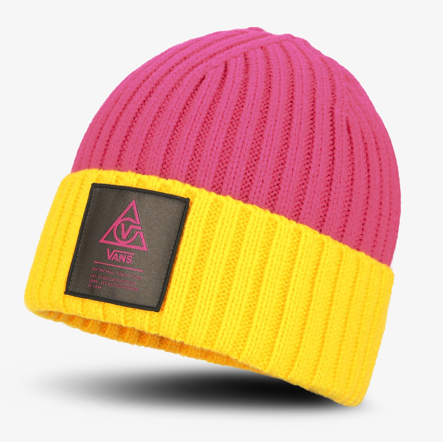 Czapka zimowa dla dzieci VANS CZAPKA ZIMOWA 66 SUPPLY BEANIE VN0A4S8VZL01 RÓŻOWY