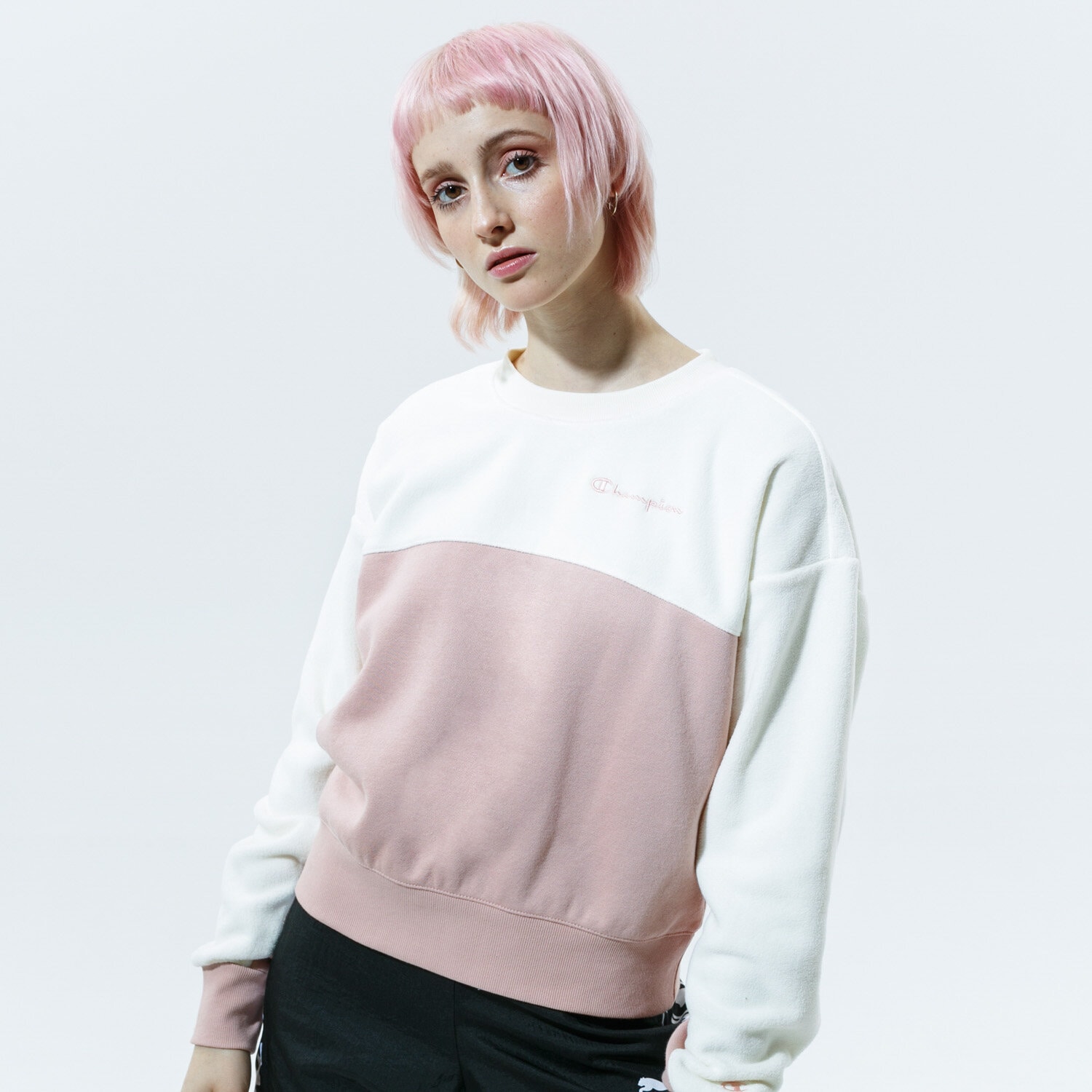 Bluza damska CHAMPION BLUZA CREWNECK SWEATER 113232PS144 BEŻOWY