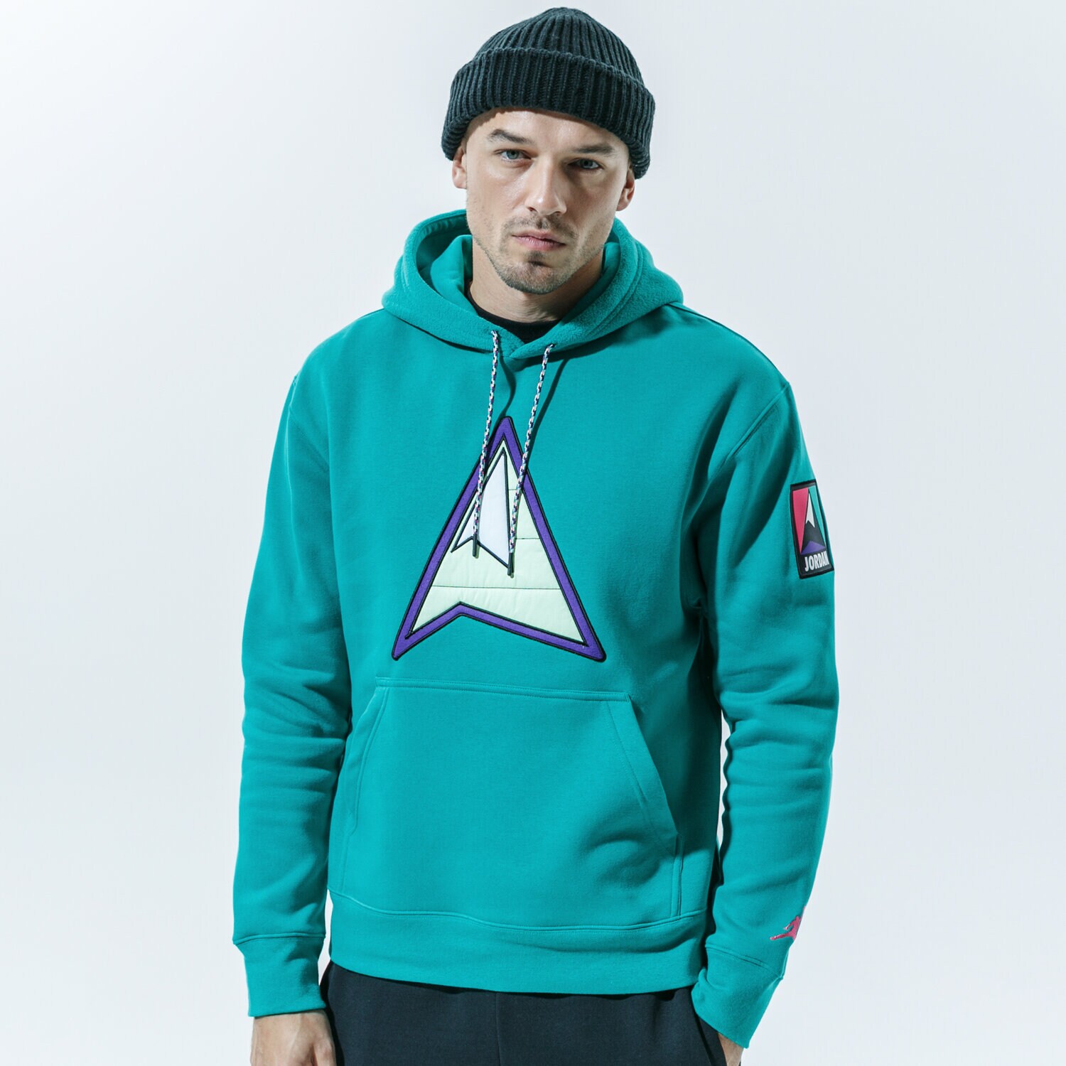 Bluza męska JORDAN BLUZA Z KAPTUREM MOUNTAINSIDE CT3489-370 ZIELONY