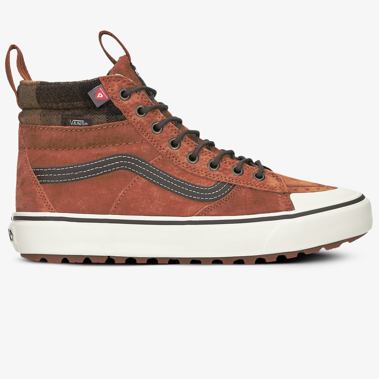 Buty sneakersy męskie VANS SK8-HI MTE 2.0 VN0A4P3IRIZ1 BRĄZOWY