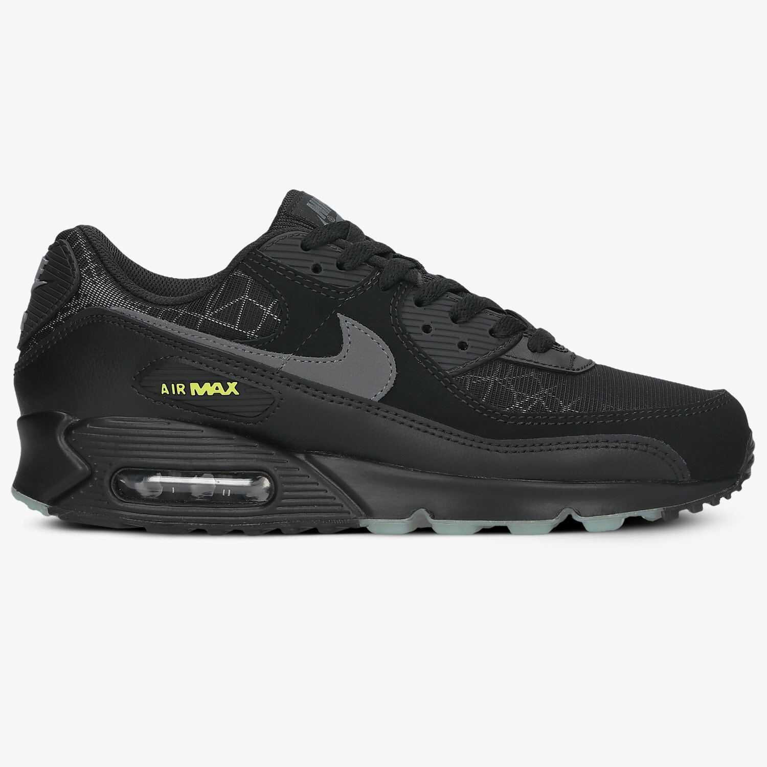 Buty sneakersy męskie NIKE AIR MAX 90 DC3892-001 CZARNY