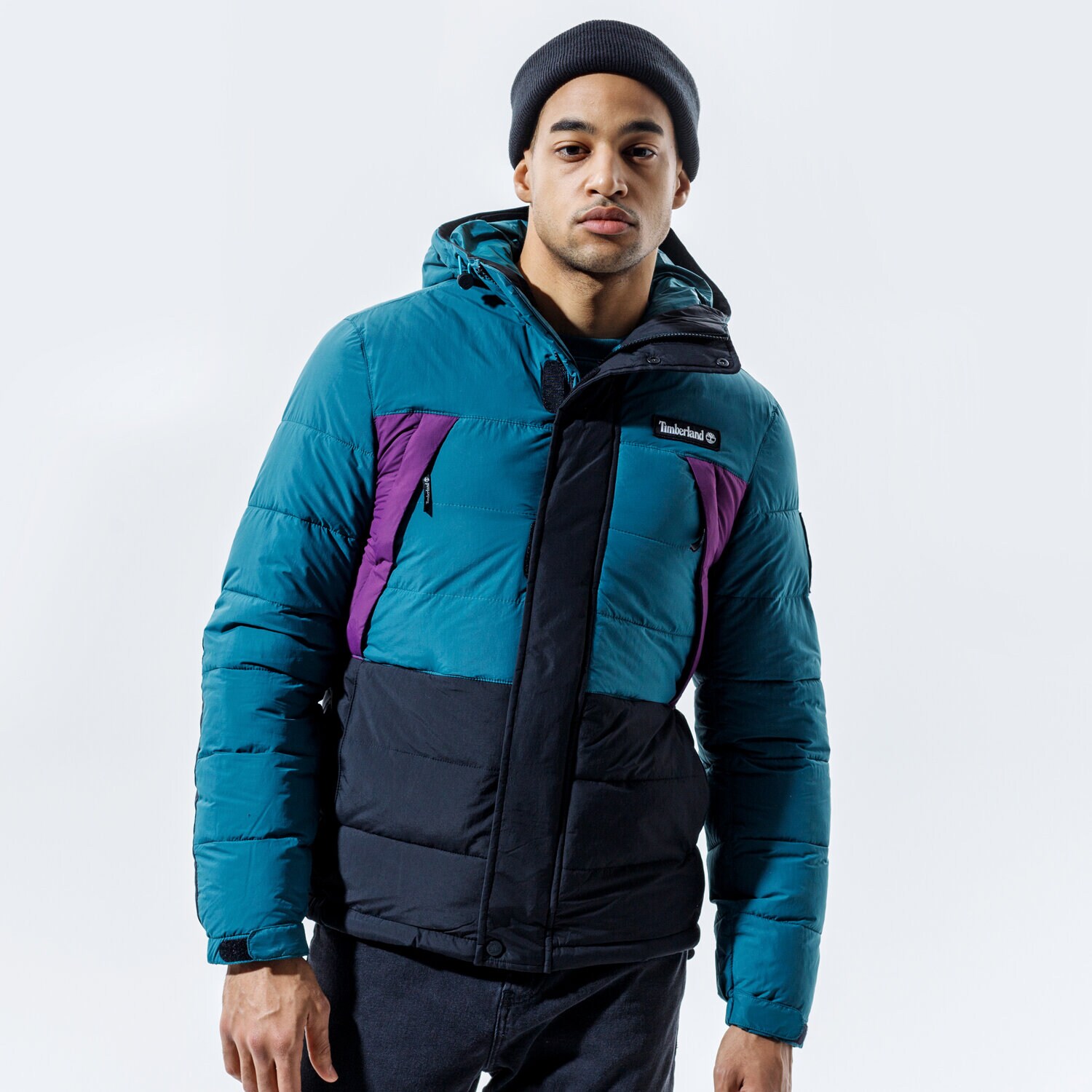 Kurtka zimowa męska TIMBERLAND KURTKA ZIMOWA YC OUTDOOR ARCHIVE WARMEST PUFFER J TB0A2AEBAQ51 MULTICOLOR