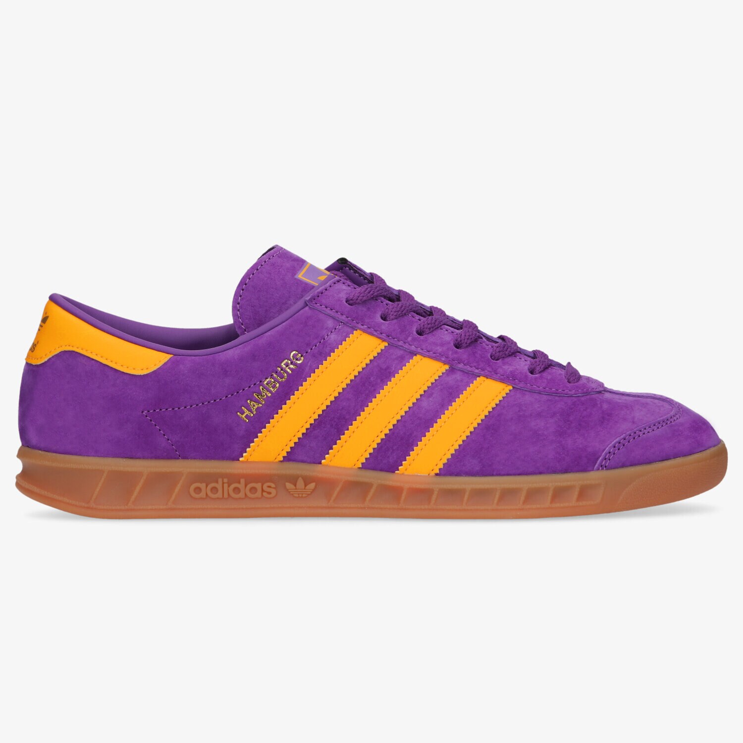 Buty sneakersy męskie ADIDAS HAMBURG H00448 FIOLETOWY