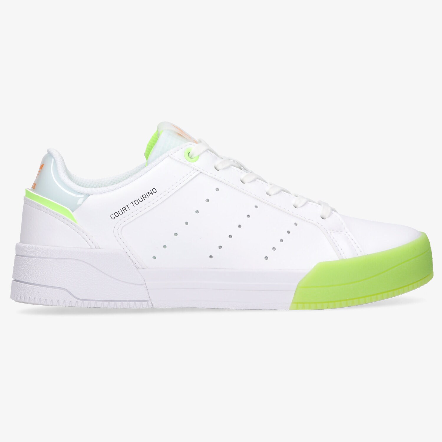 Buty sneakersy dla dzieci ADIDAS COURT TOURINO J H00770 BIAŁY