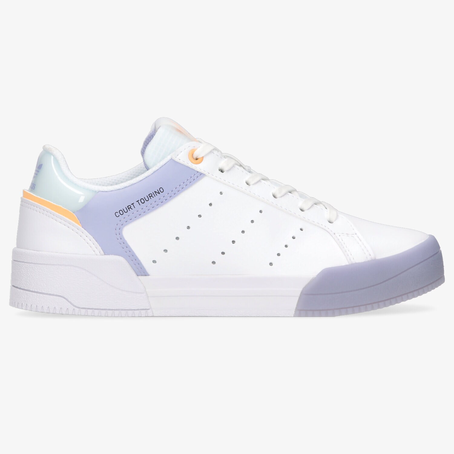 Buty sneakersy dla dzieci ADIDAS COURT TOURINO J H00771 BIAŁY