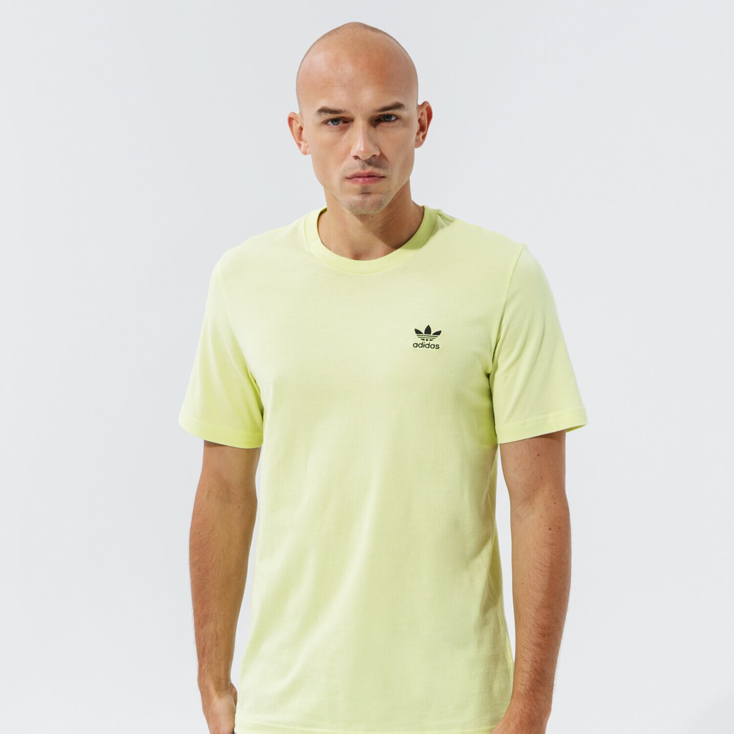 Koszulka, t-shirt sportowy męski ADIDAS T-SHIRT ESSENTIAL TEE H34630 ŻÓŁTY