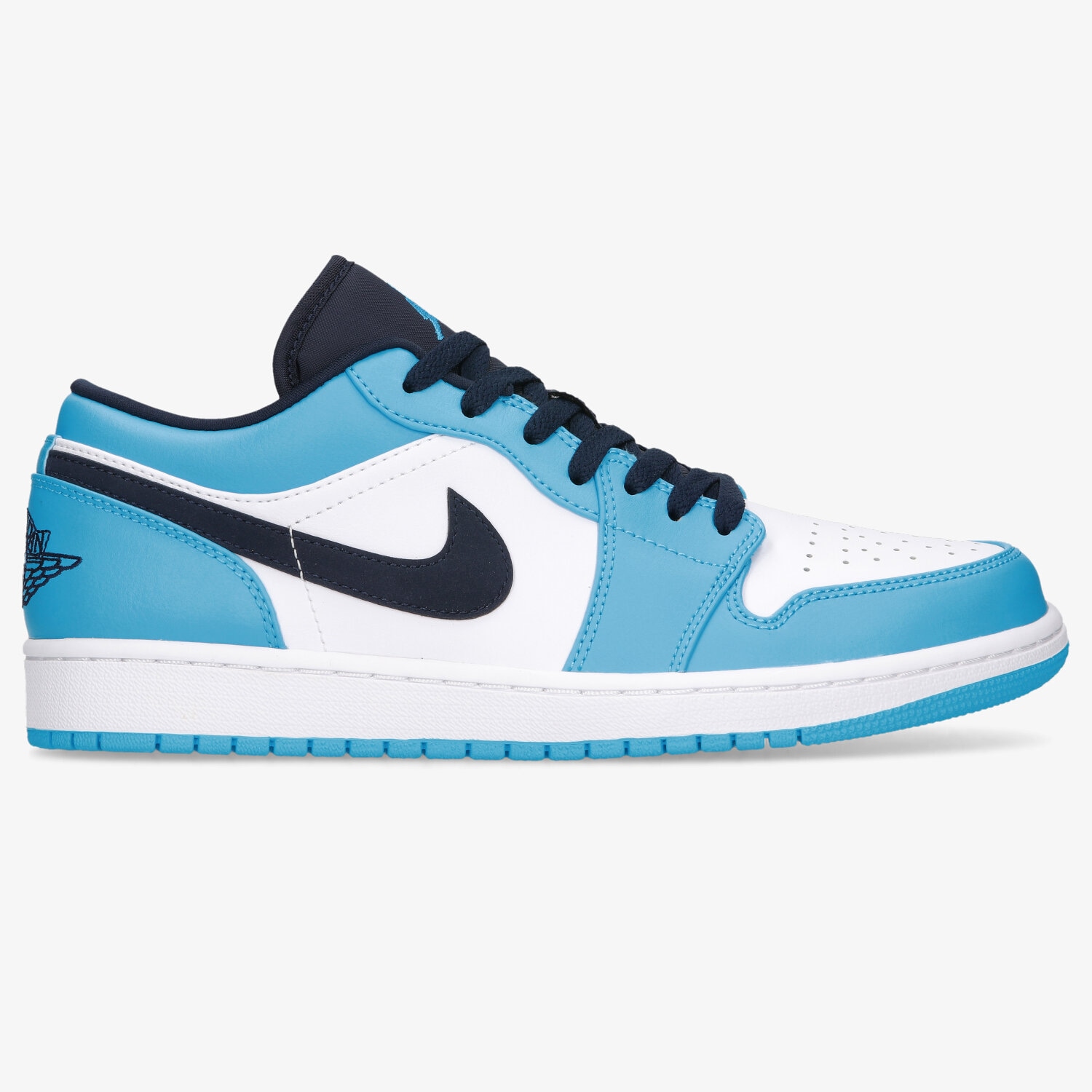 Buty sneakersy męskie AIR JORDAN 1 LOW  553558-144 BIAŁY