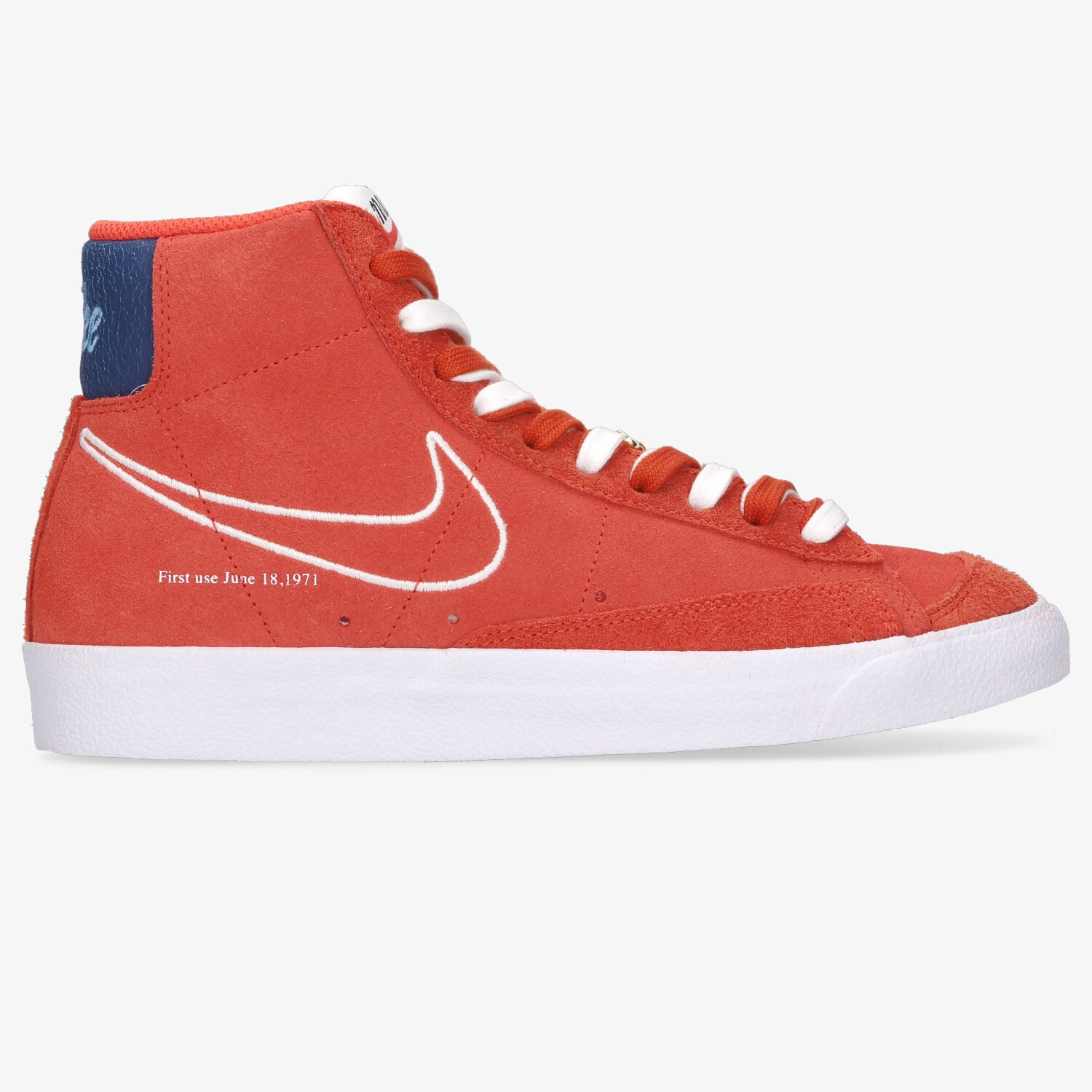 Buty sneakersy męskie NIKE BLAZER MID '77 DC3433-800 BRĄZOWY
