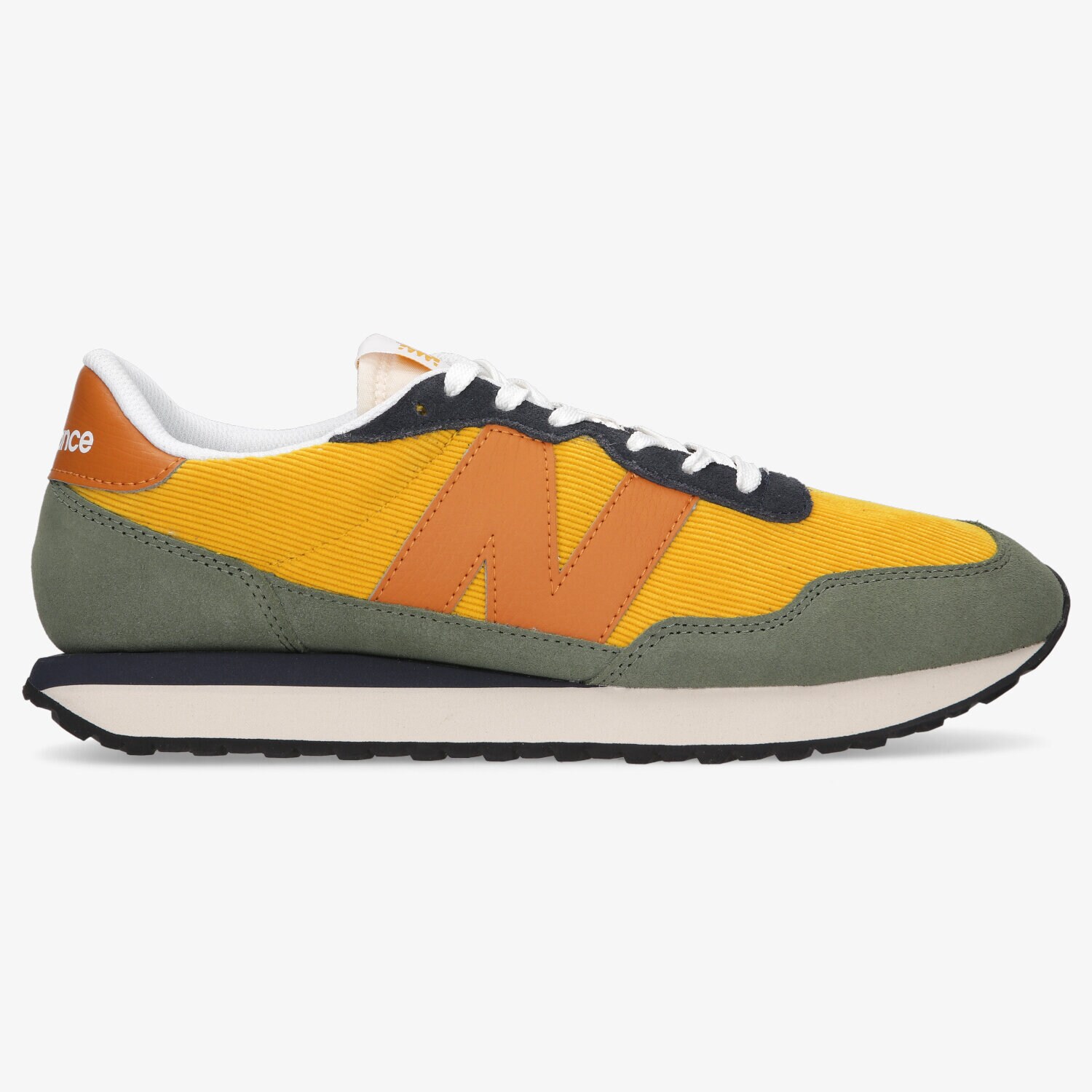 Buty sneakersy męskie NEW BALANCE 237  MS237LU1 ŻÓŁTY