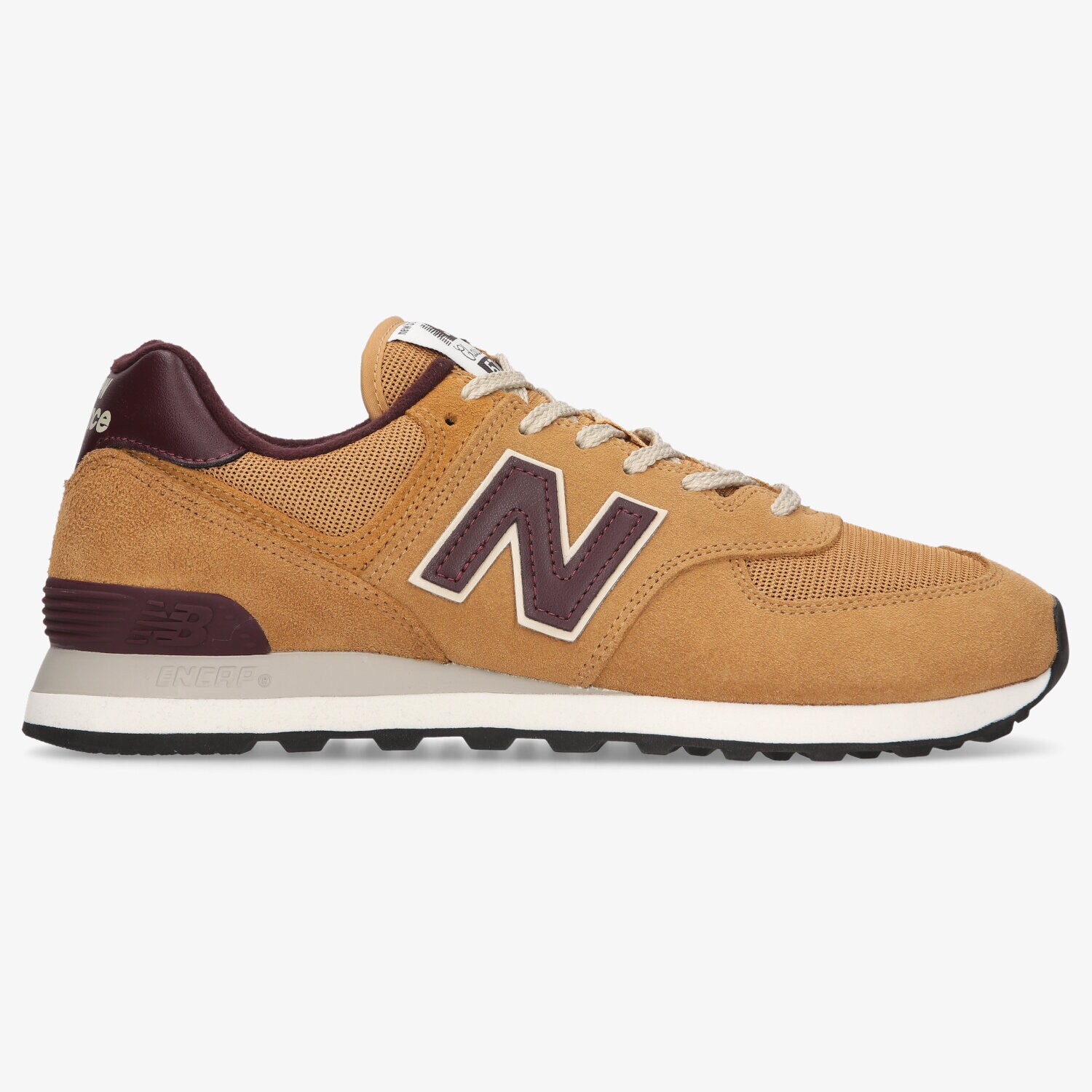 Buty sneakersy męskie NEW BALANCE 574 ML574BF2 BRĄZOWY