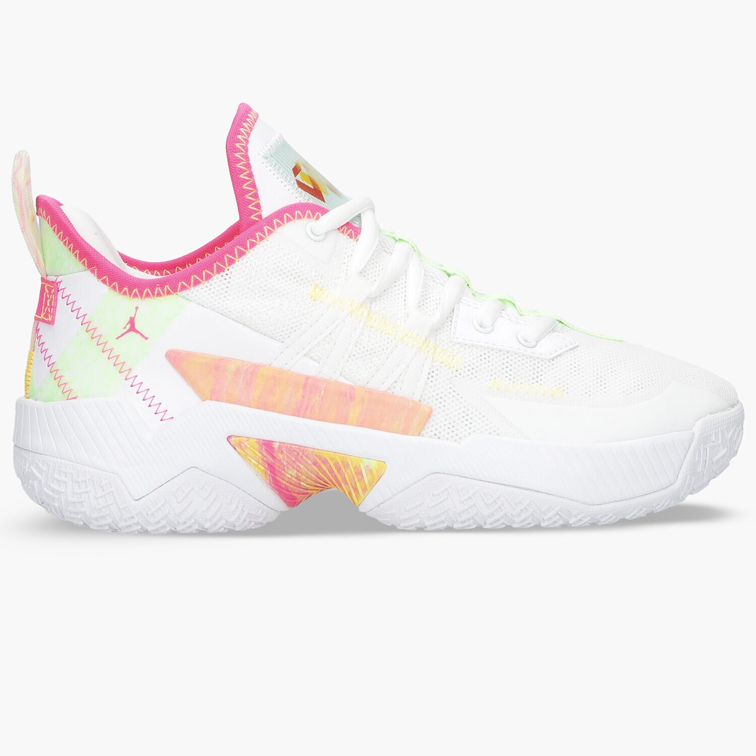 Buty sneakersy dla dzieci JORDAN ONE TAKE II CZ0840-163 BIAŁY