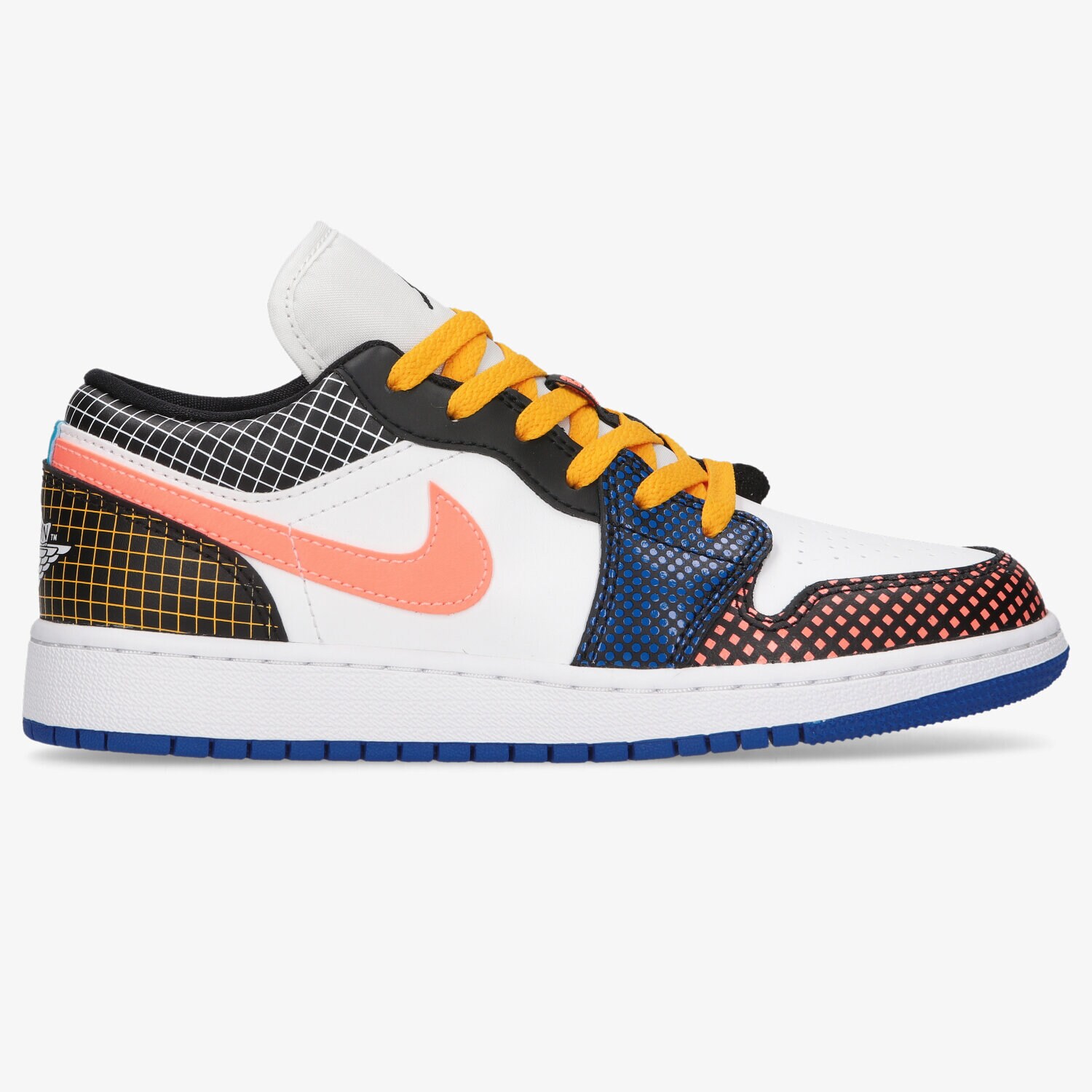 Buty sneakersy dla dzieci AIR JORDAN 1 LOW MMD DH7547-100 MULTICOLOR