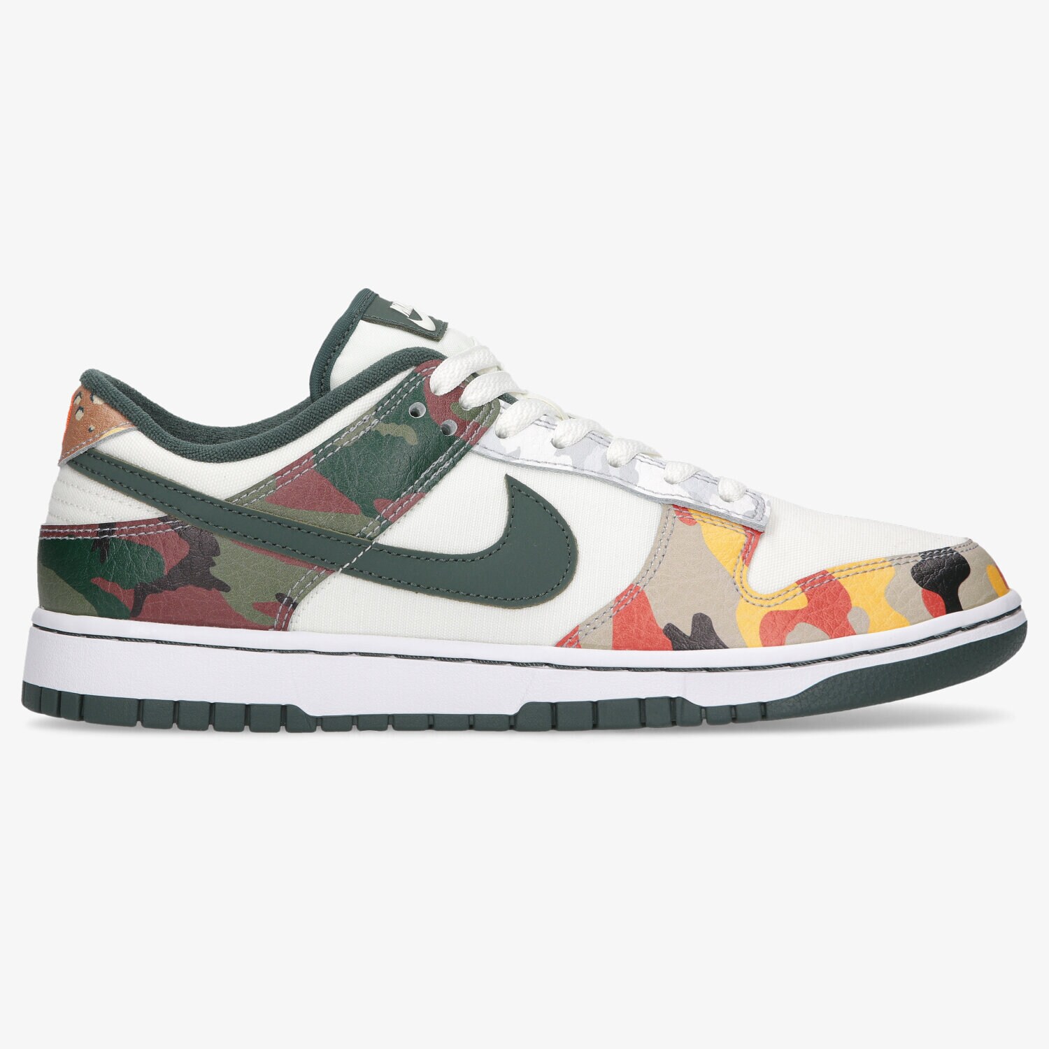 Buty sneakersy męskie NIKE DUNK LOW SE DH0957-100 ZIELONY