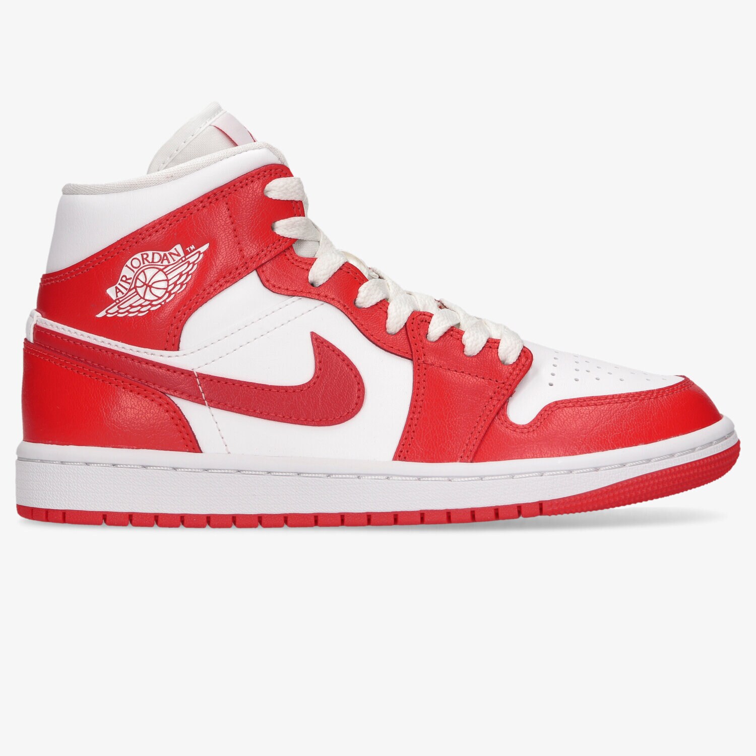 Buty sneakersy damskie JORDAN 1 MID BQ6472-116 CZERWONY