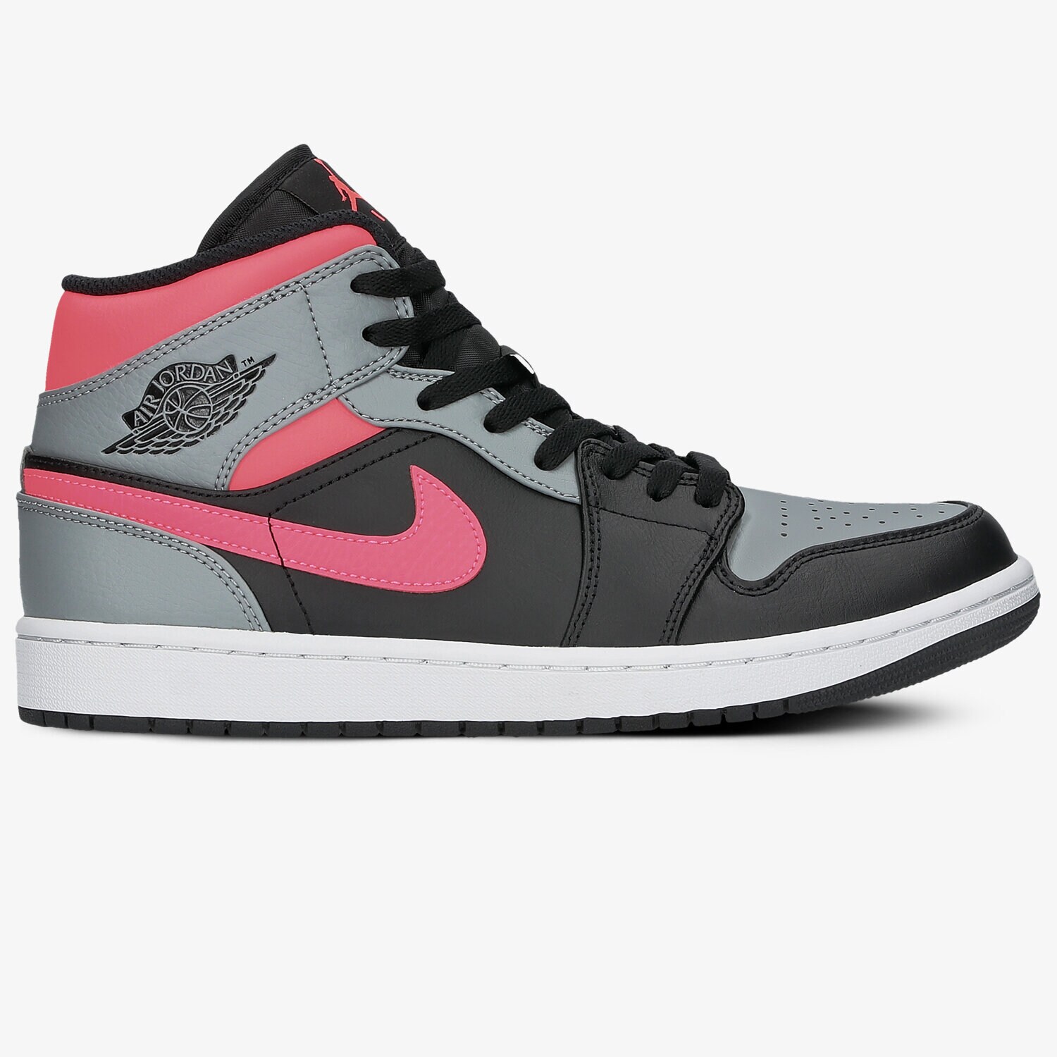 Buty sneakersy męskie AIR JORDAN 1 MID  554724-059 RÓŻOWY