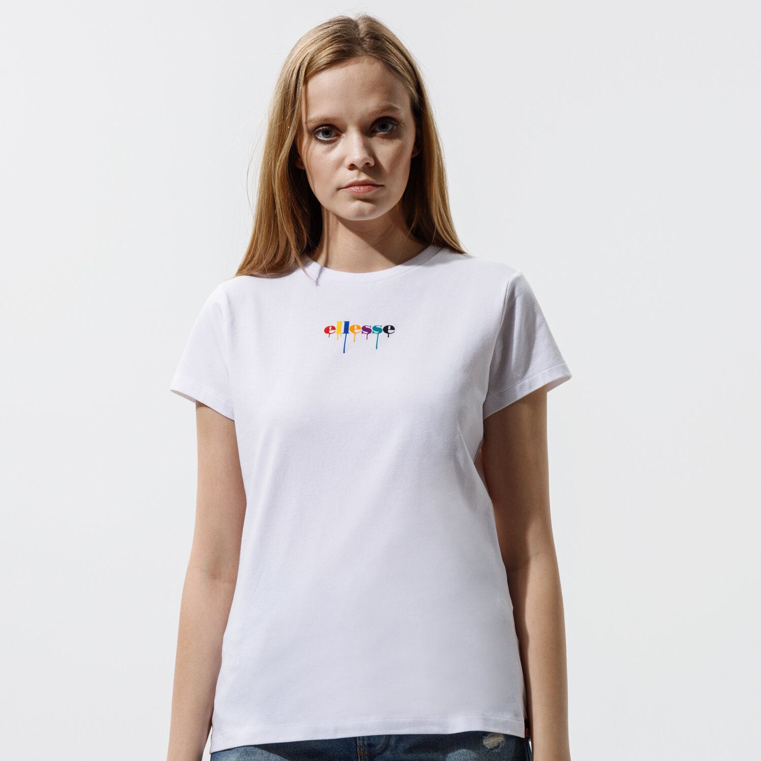 Koszulka, t-shirt damski ELLESSE T-SHIRT ROSEMUND TEE WHT SGI11089908 BIAŁY