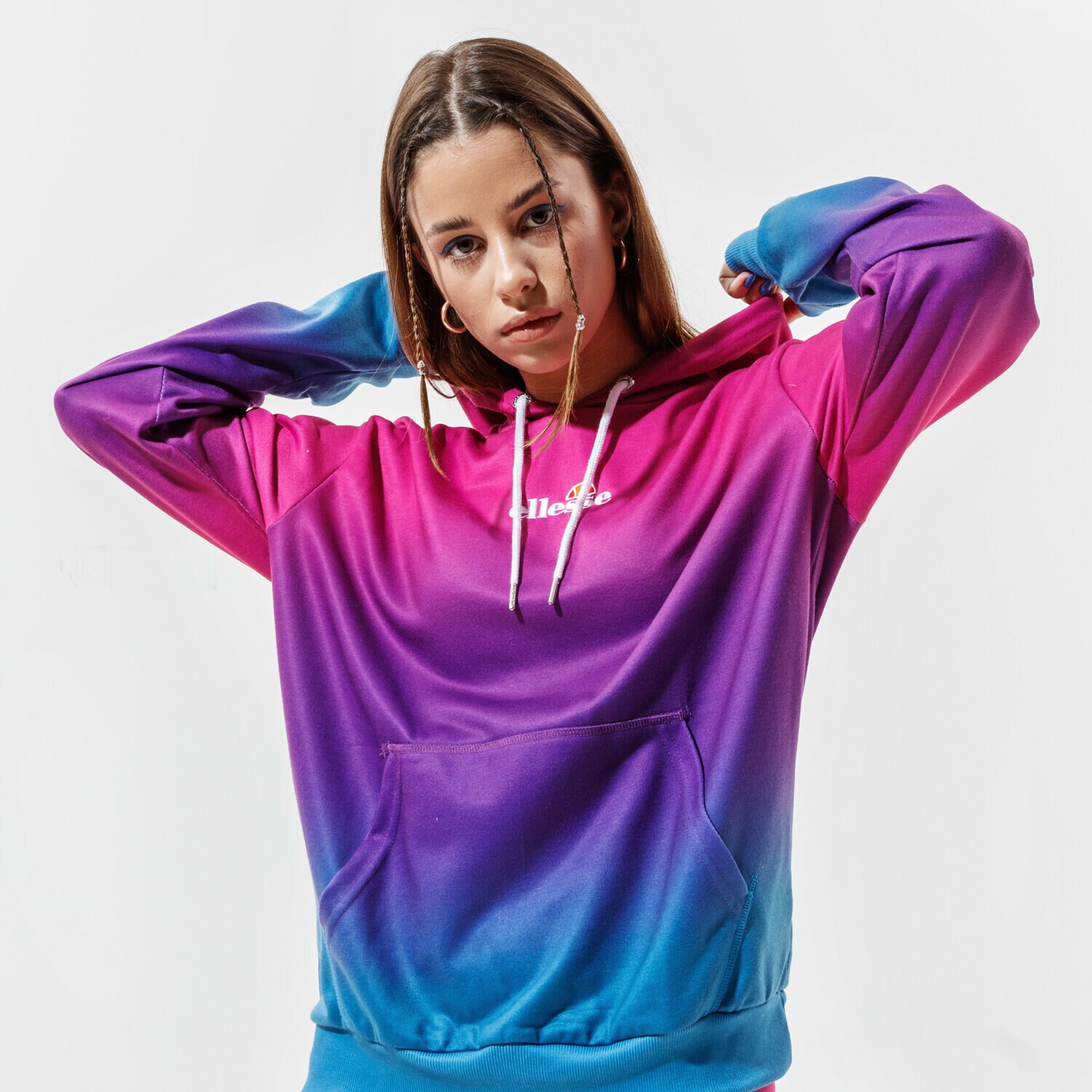 Bluza damska ELLESSE BLUZA Z KAPTUREM PROTEBBE OH HOODY MLT SGJ11911940 MULTICOLOR