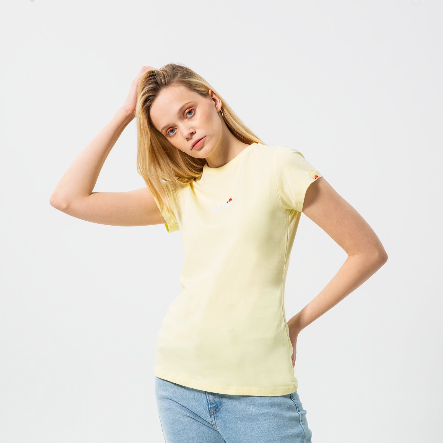 Koszulka, t-shirt damski ELLESSE T-SHIRT CI TEE LYELLOW SGJ11885603 ŻÓŁTY